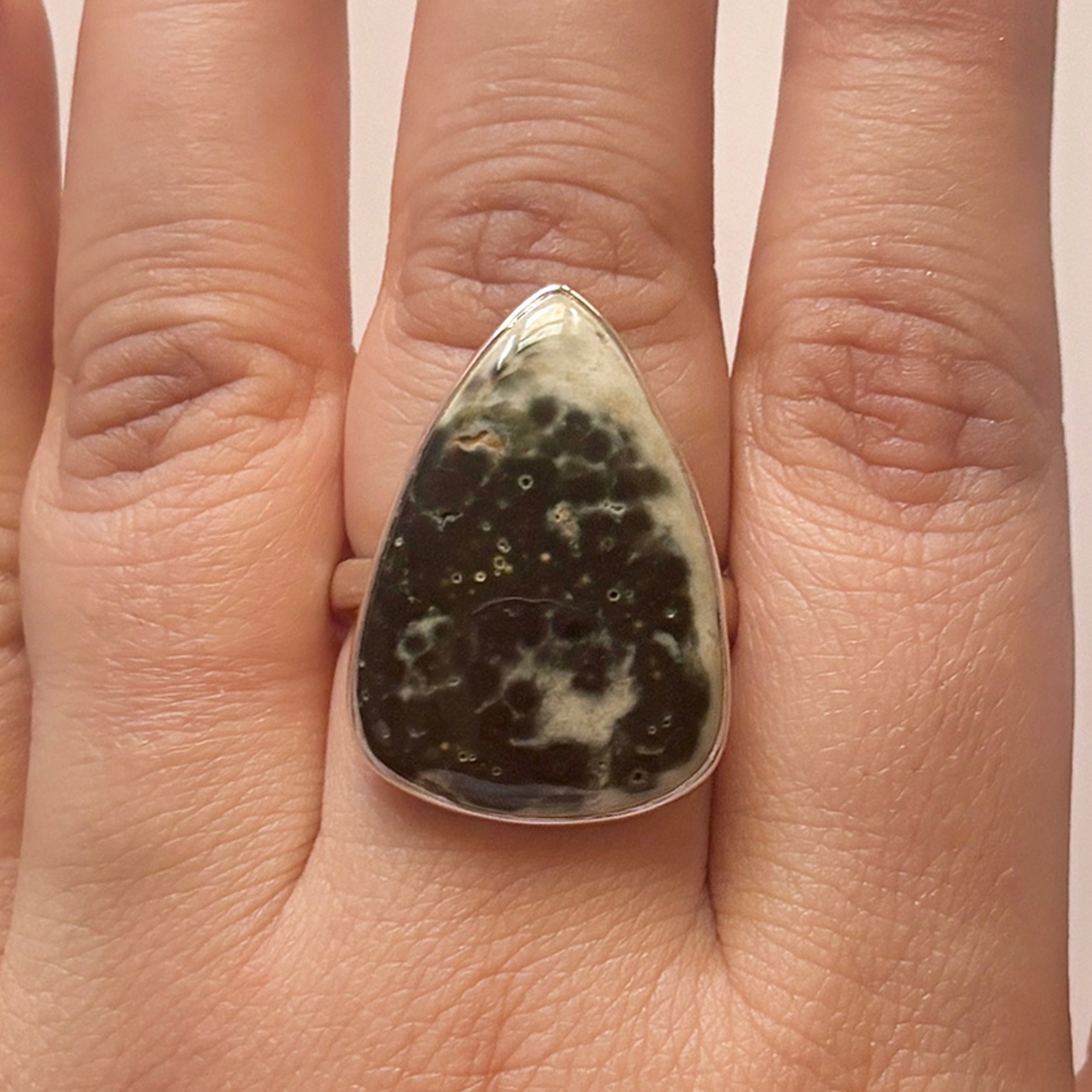 Ocean Jasper Ring-(OCJ-2-18)
