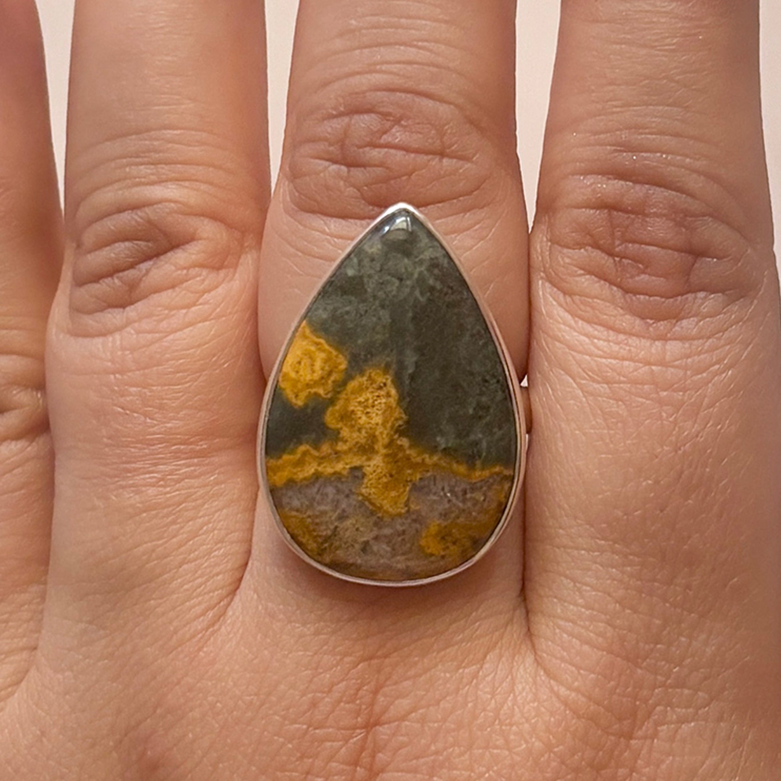 Ocean Jasper Ring-(OCJ-2-21)