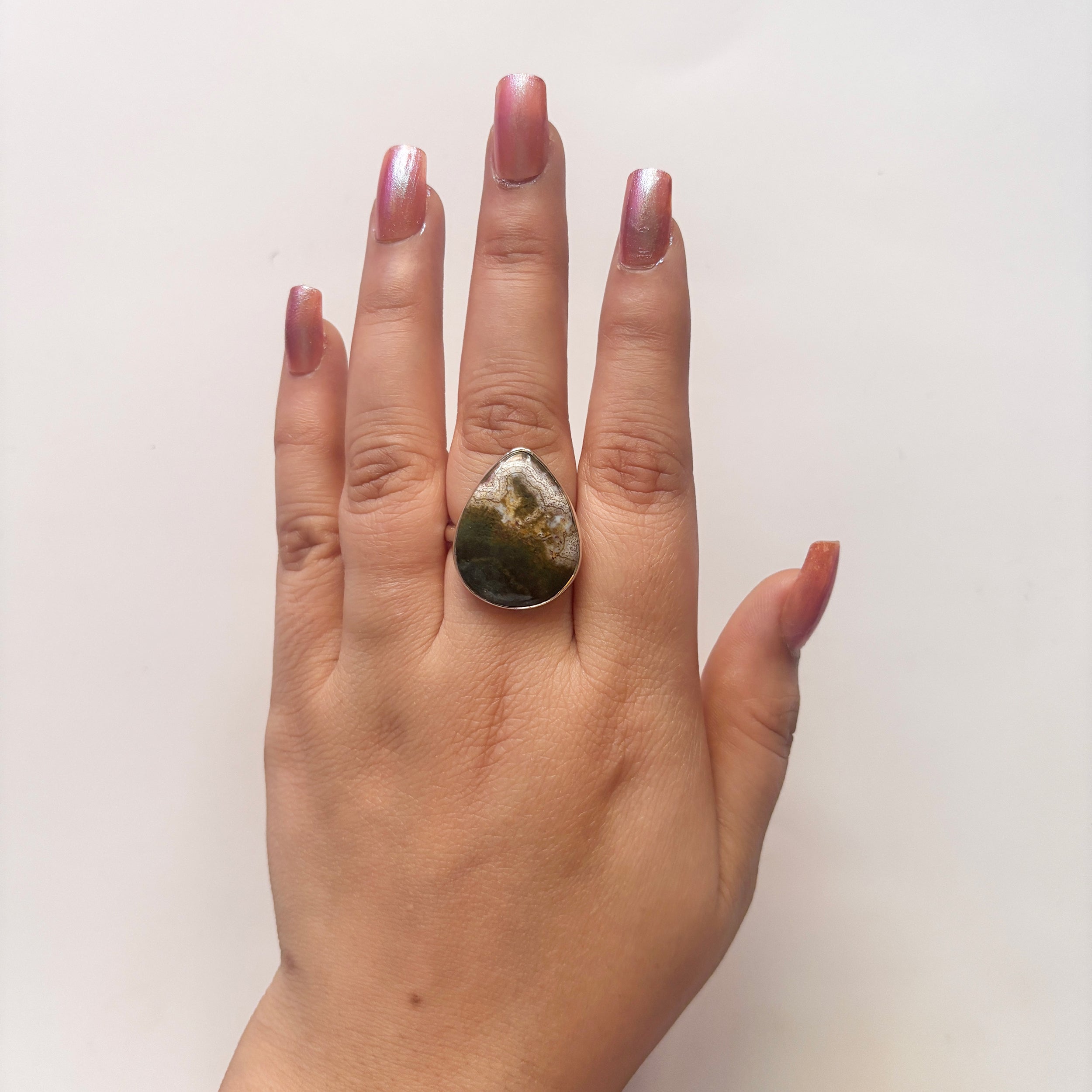 Ocean Jasper Ring-(OCJ-2-22)