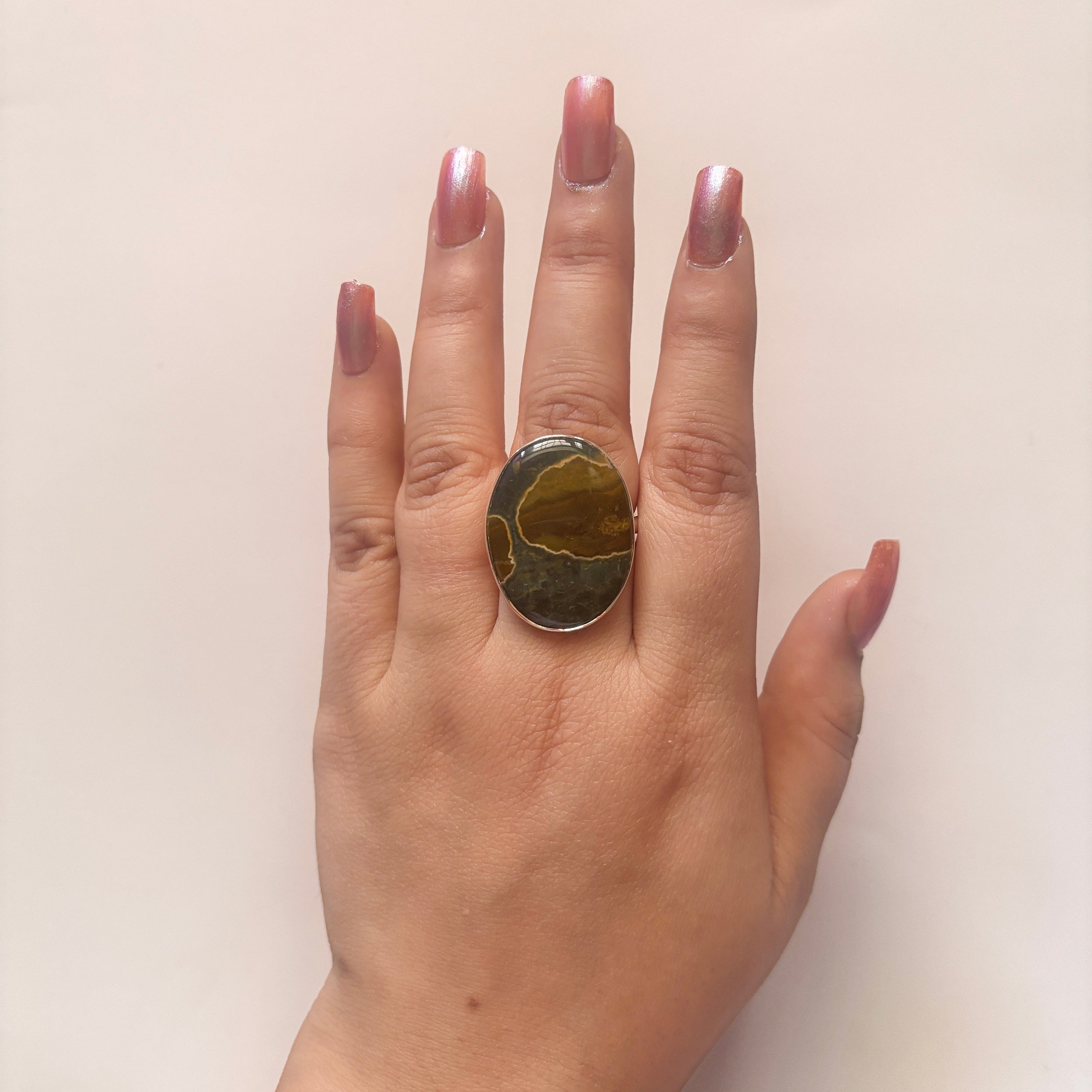Ocean Jasper Ring-(OCJ-2-23)
