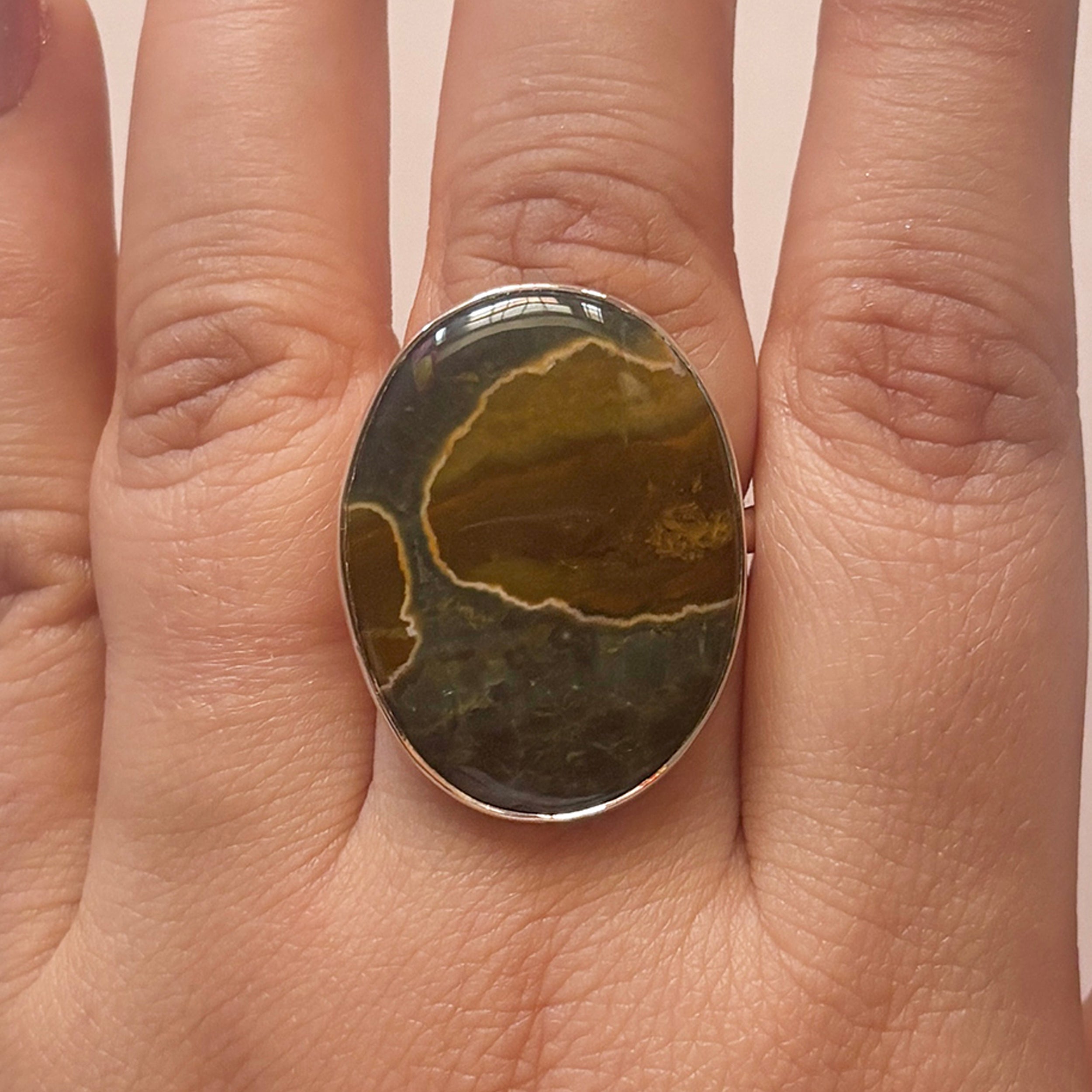 Ocean Jasper Ring-(OCJ-2-23)