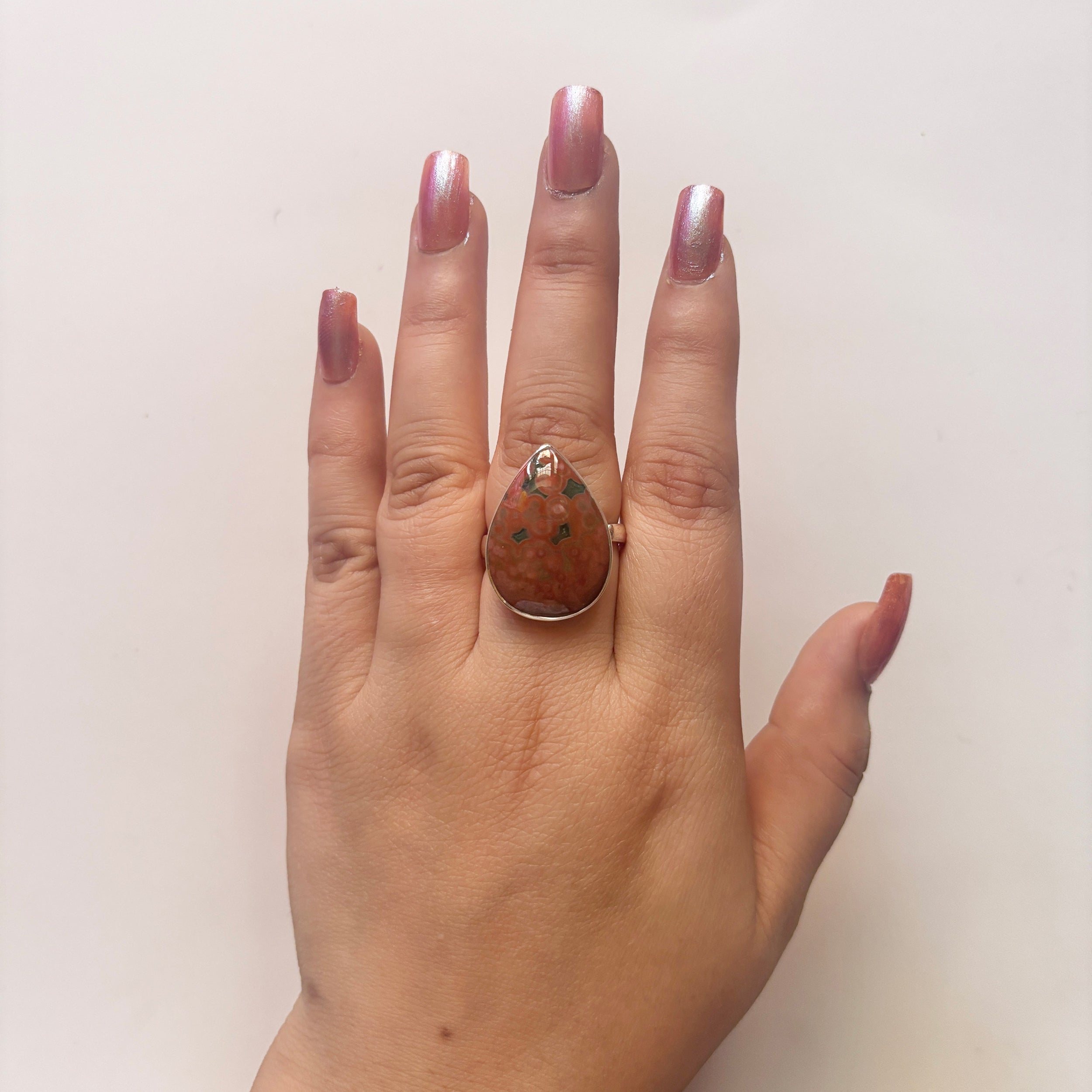 Ocean Jasper Ring-(OCJ-2-24)