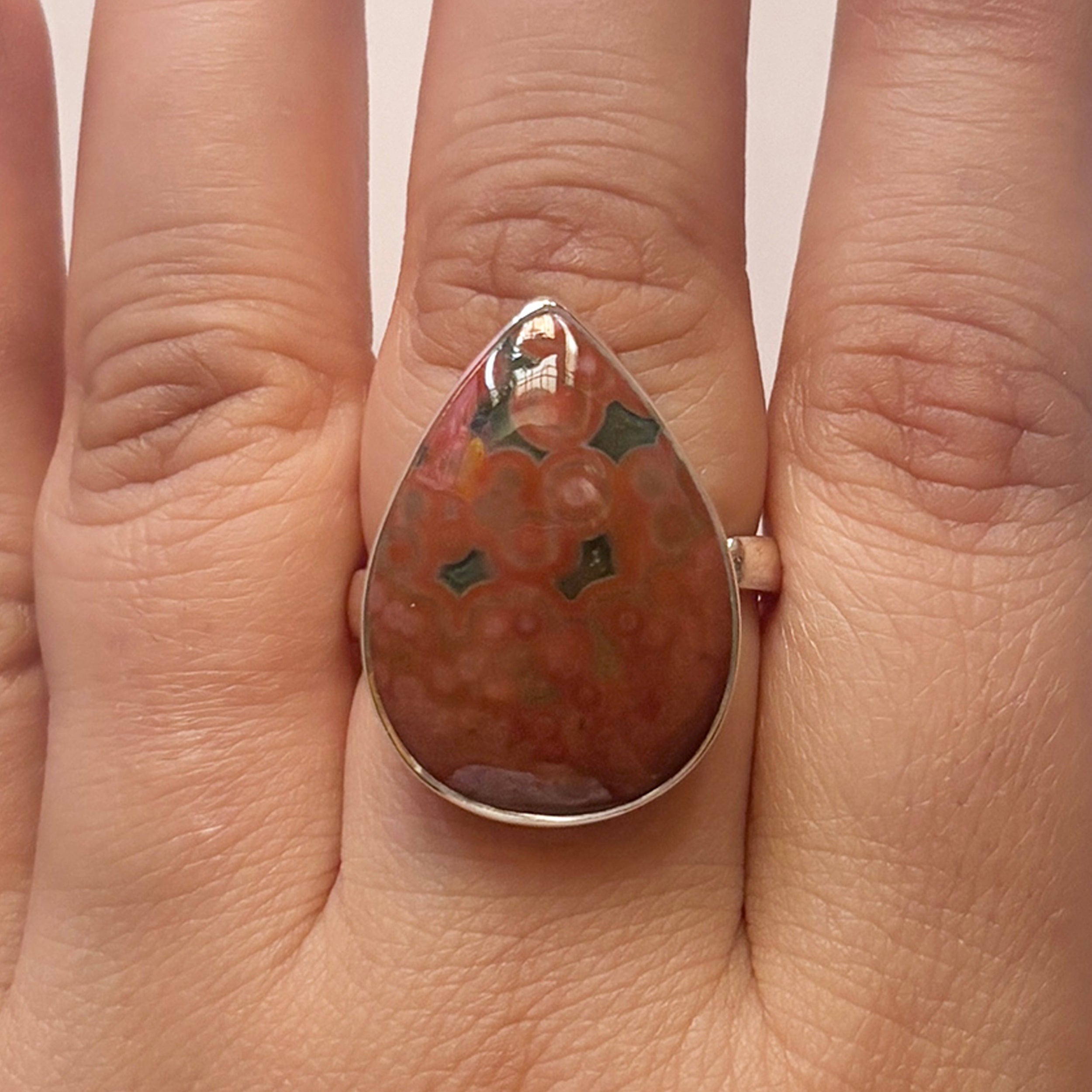 Ocean Jasper Ring-(OCJ-2-24)