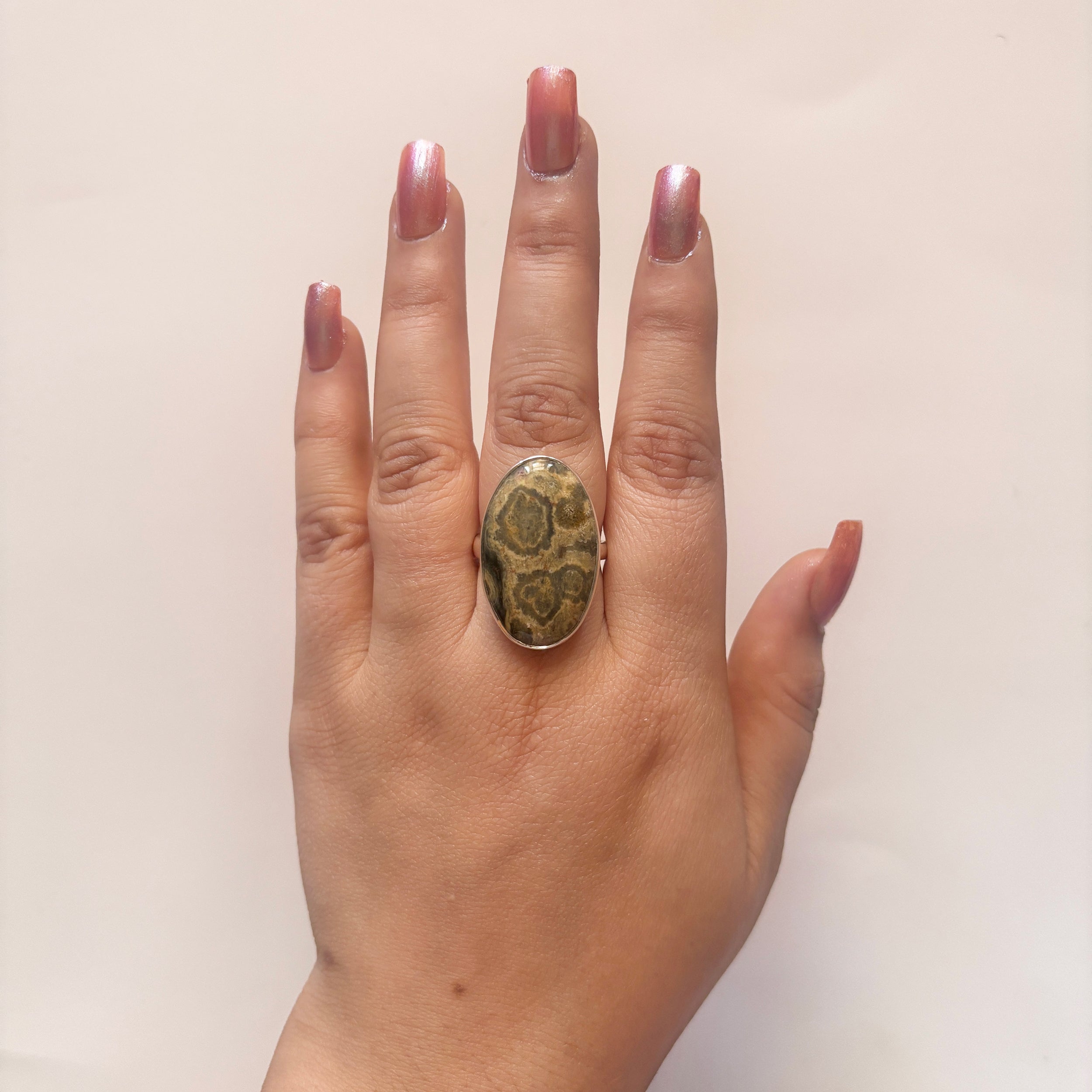 Ocean Jasper Ring-(OCJ-2-26)
