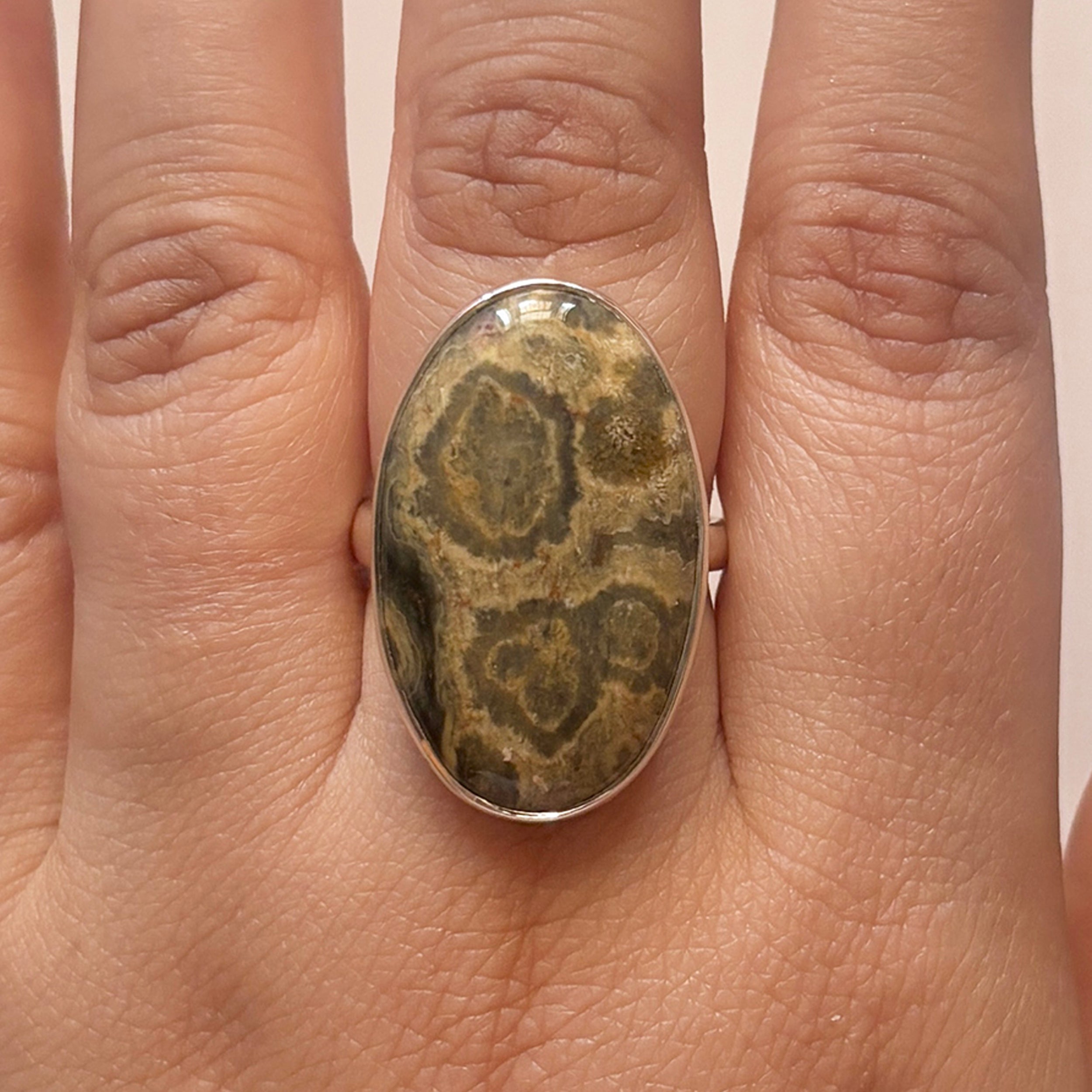Ocean Jasper Ring-(OCJ-2-26)