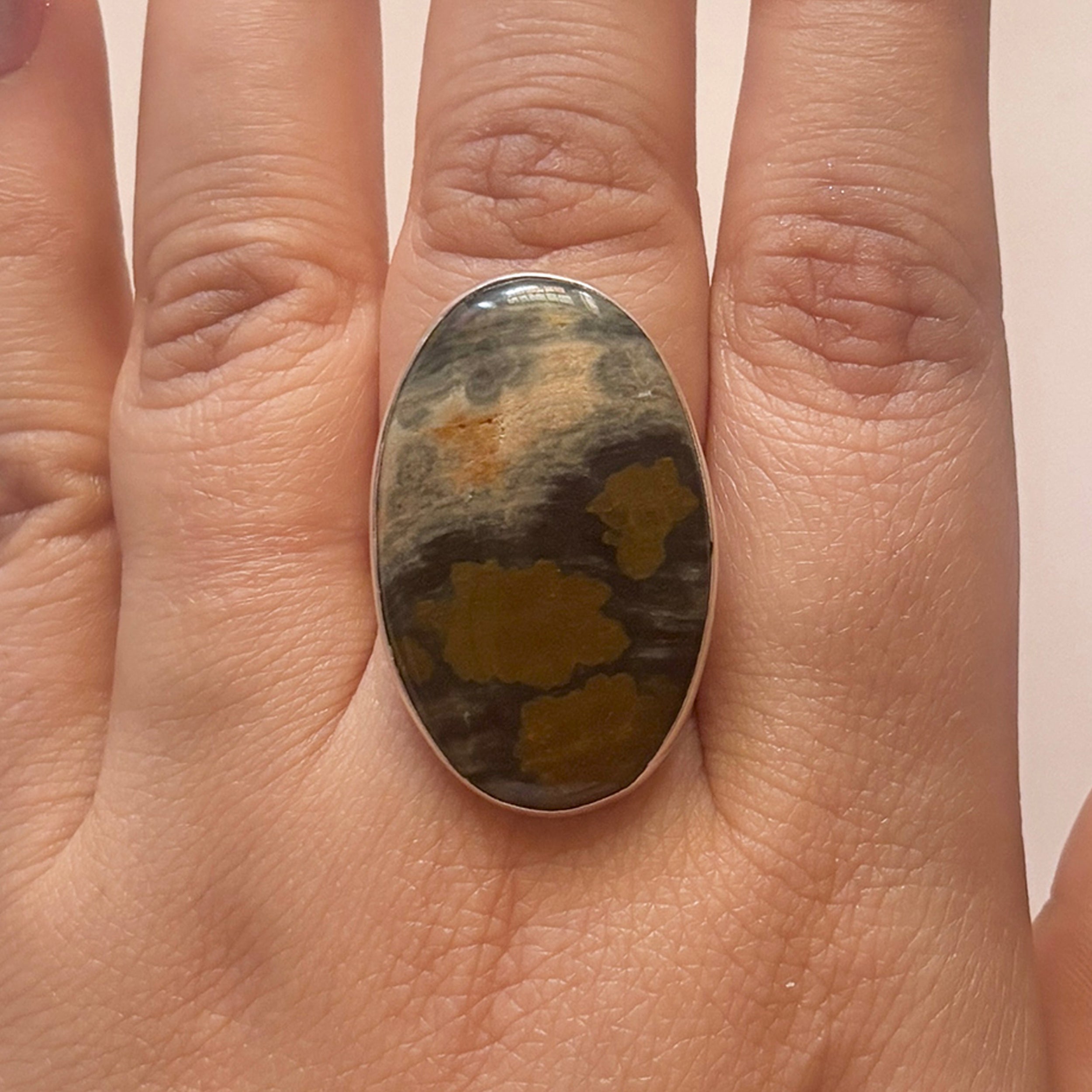 Ocean Jasper Ring-(OCJ-2-27)