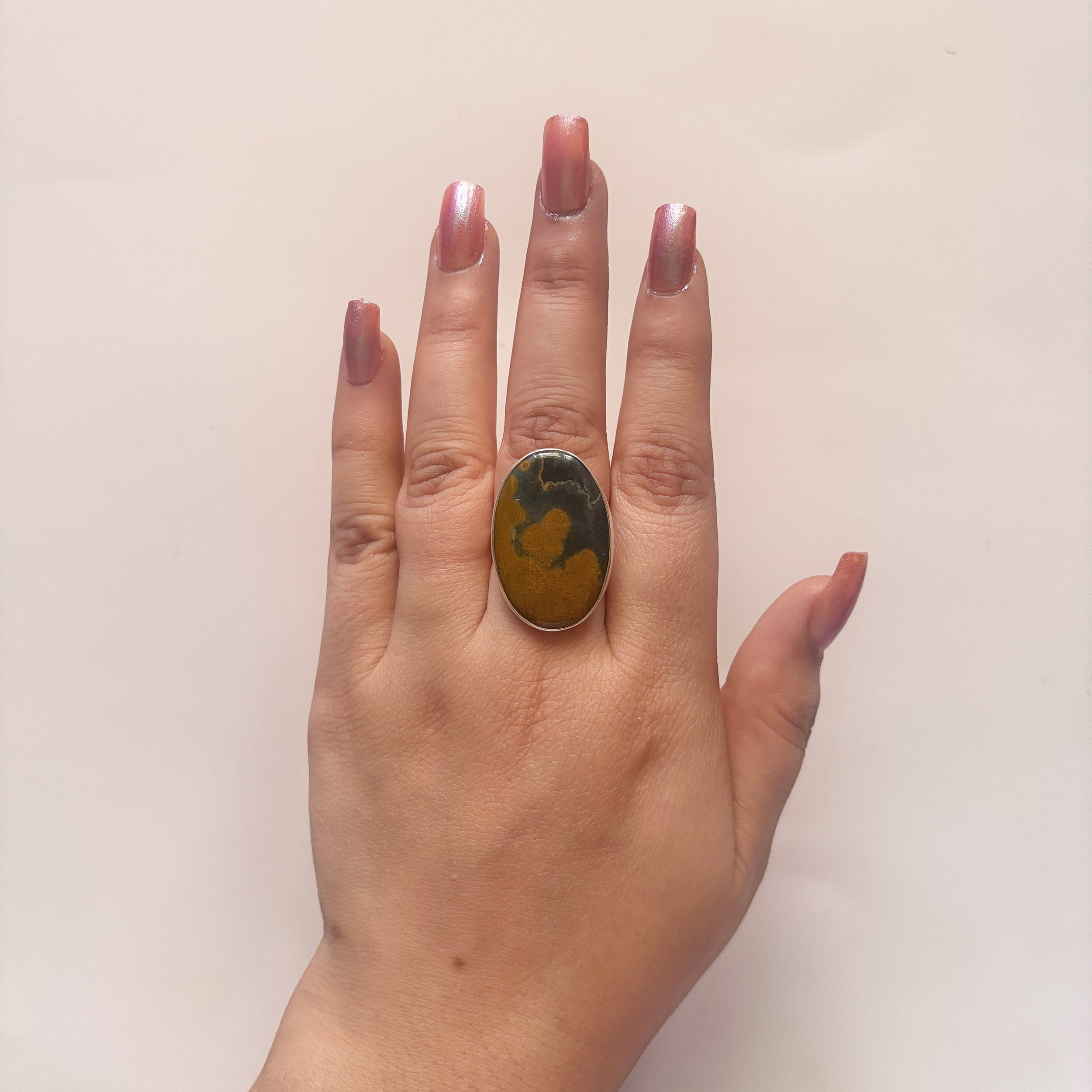 Ocean Jasper Ring-(OCJ-2-34)