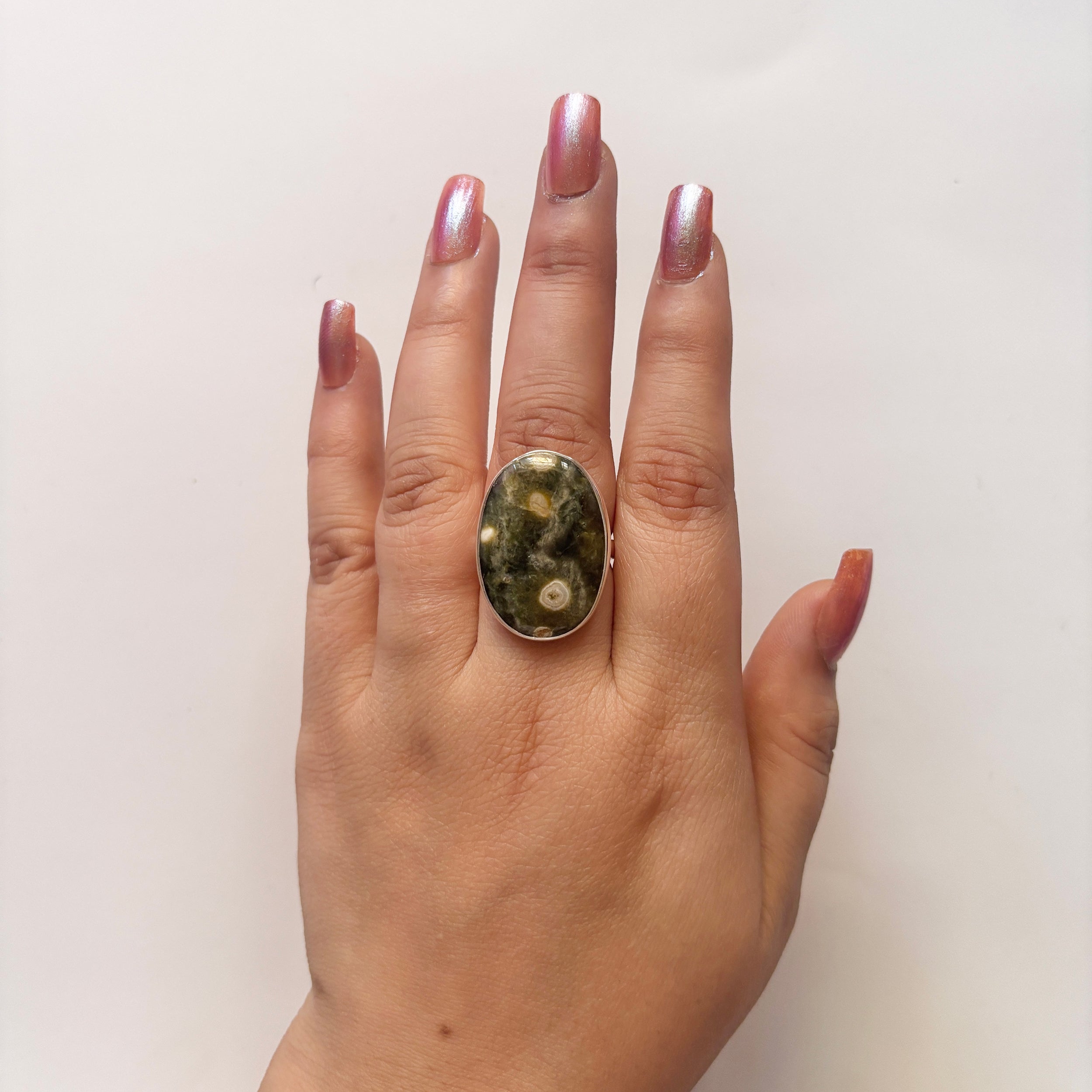 Ocean Jasper Ring-(OCJ-2-7)