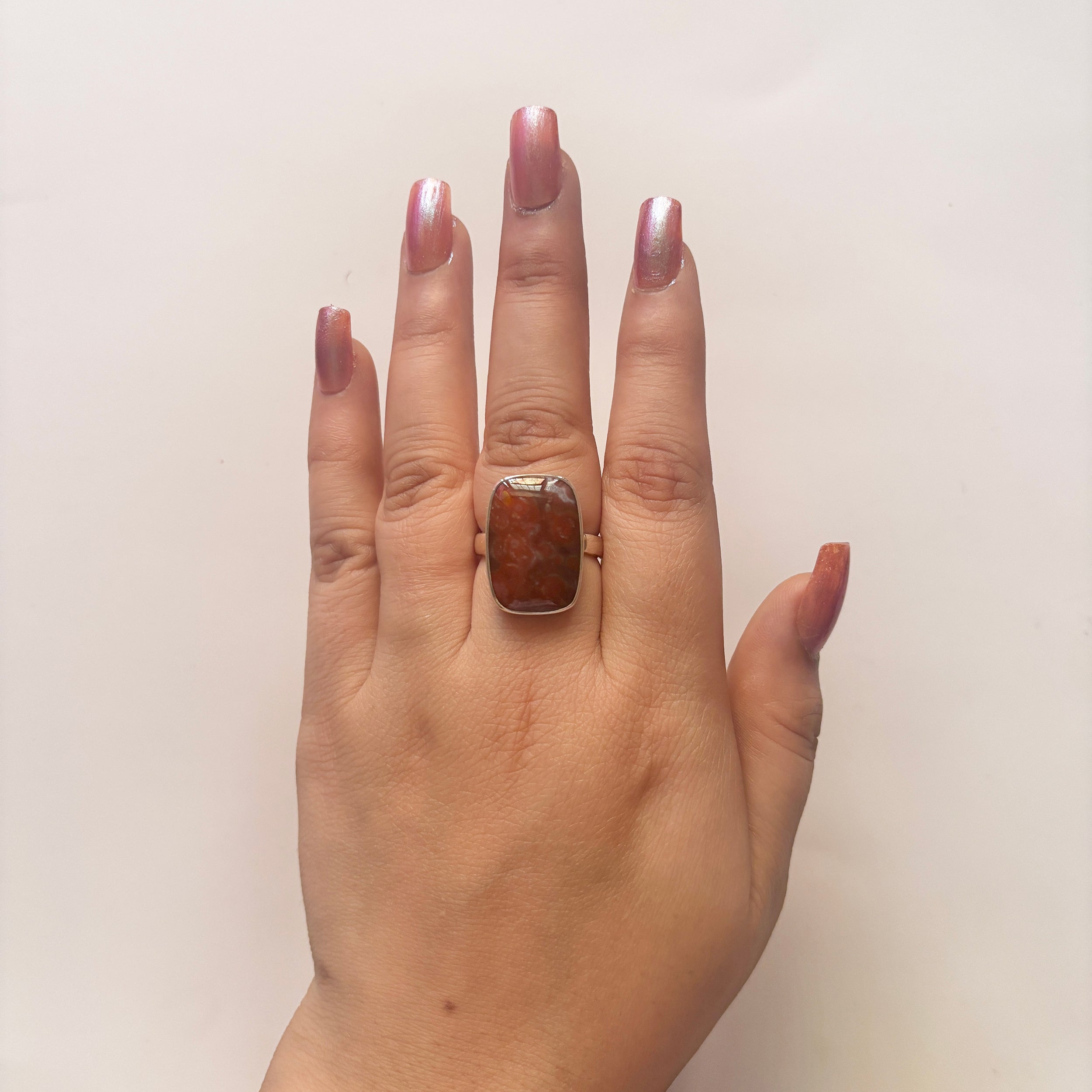 Ocean Jasper Ring-(OCJ-2-8)