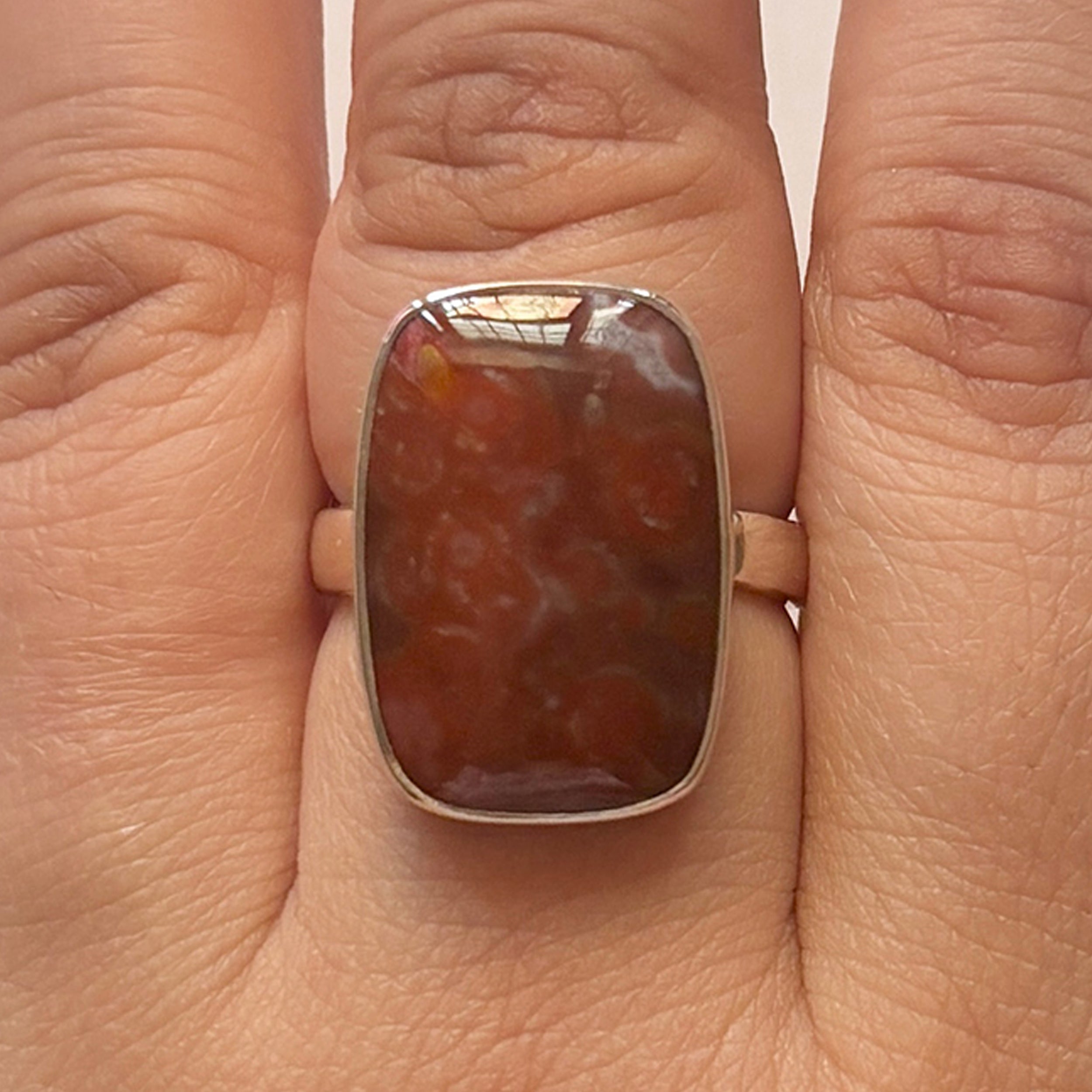 Ocean Jasper Ring-(OCJ-2-8)