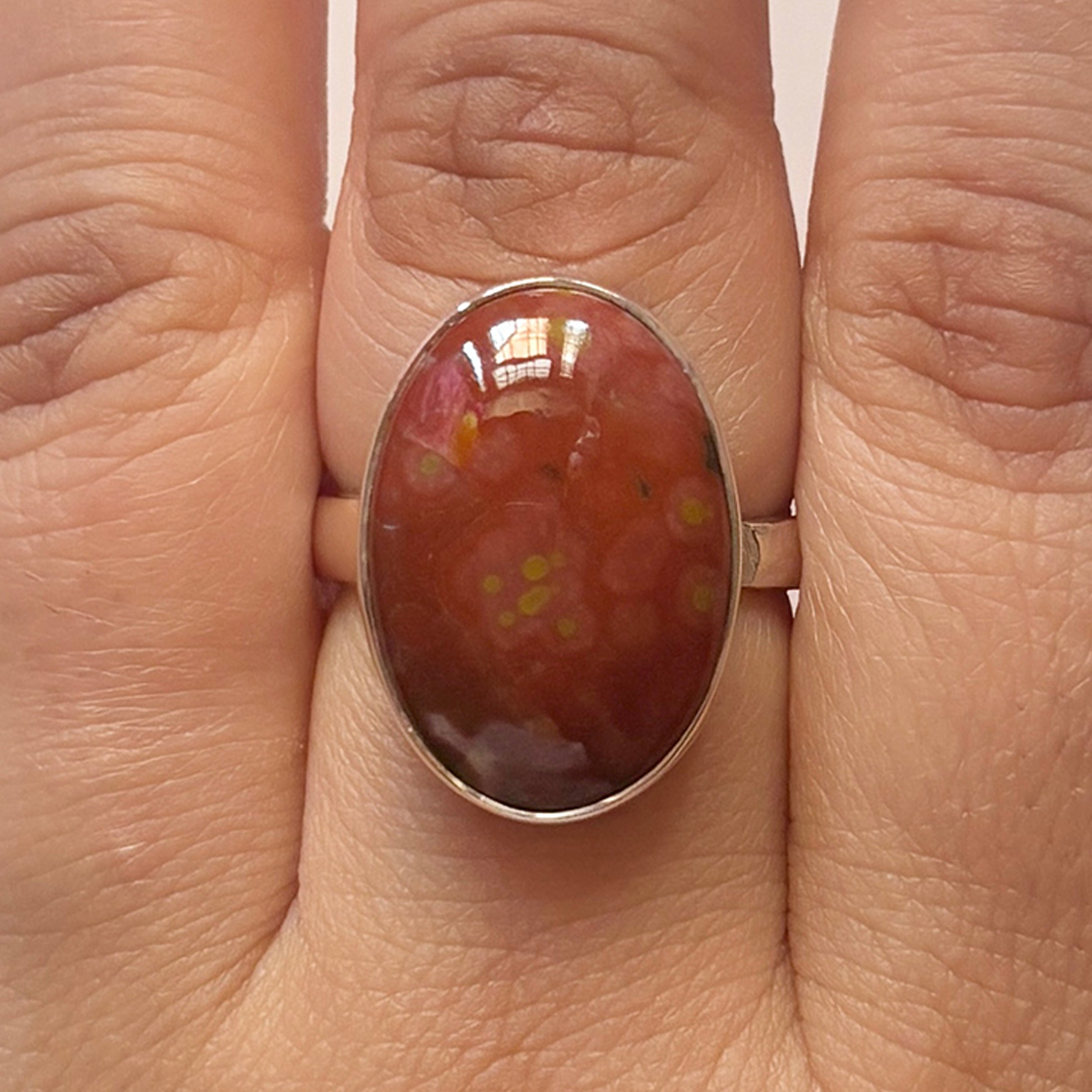 Ocean Jasper Ring-(OCJ-2-9)