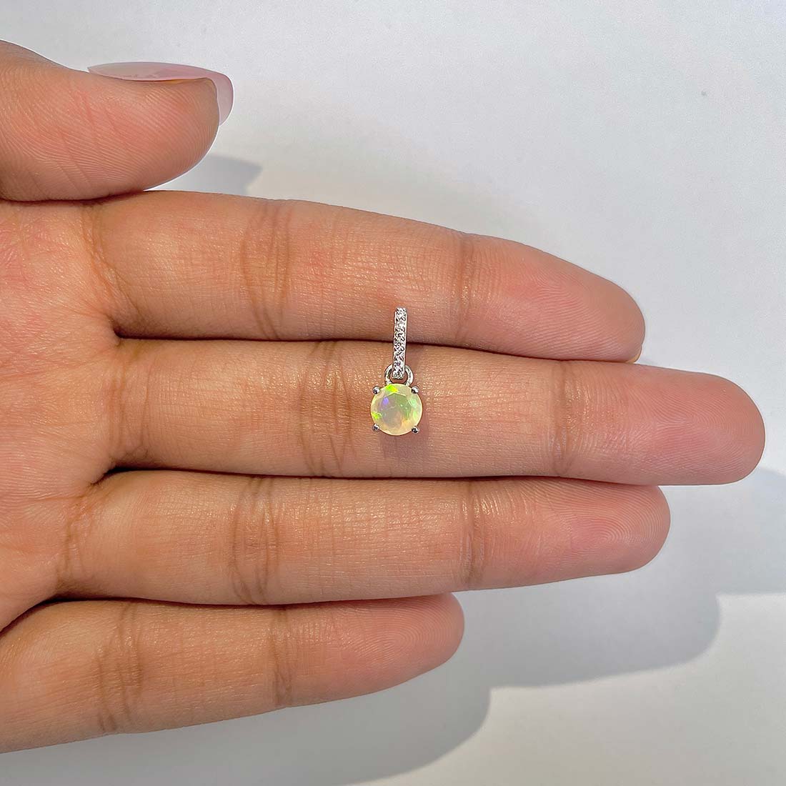 Opal Pendant-(OPL-RDP-549)