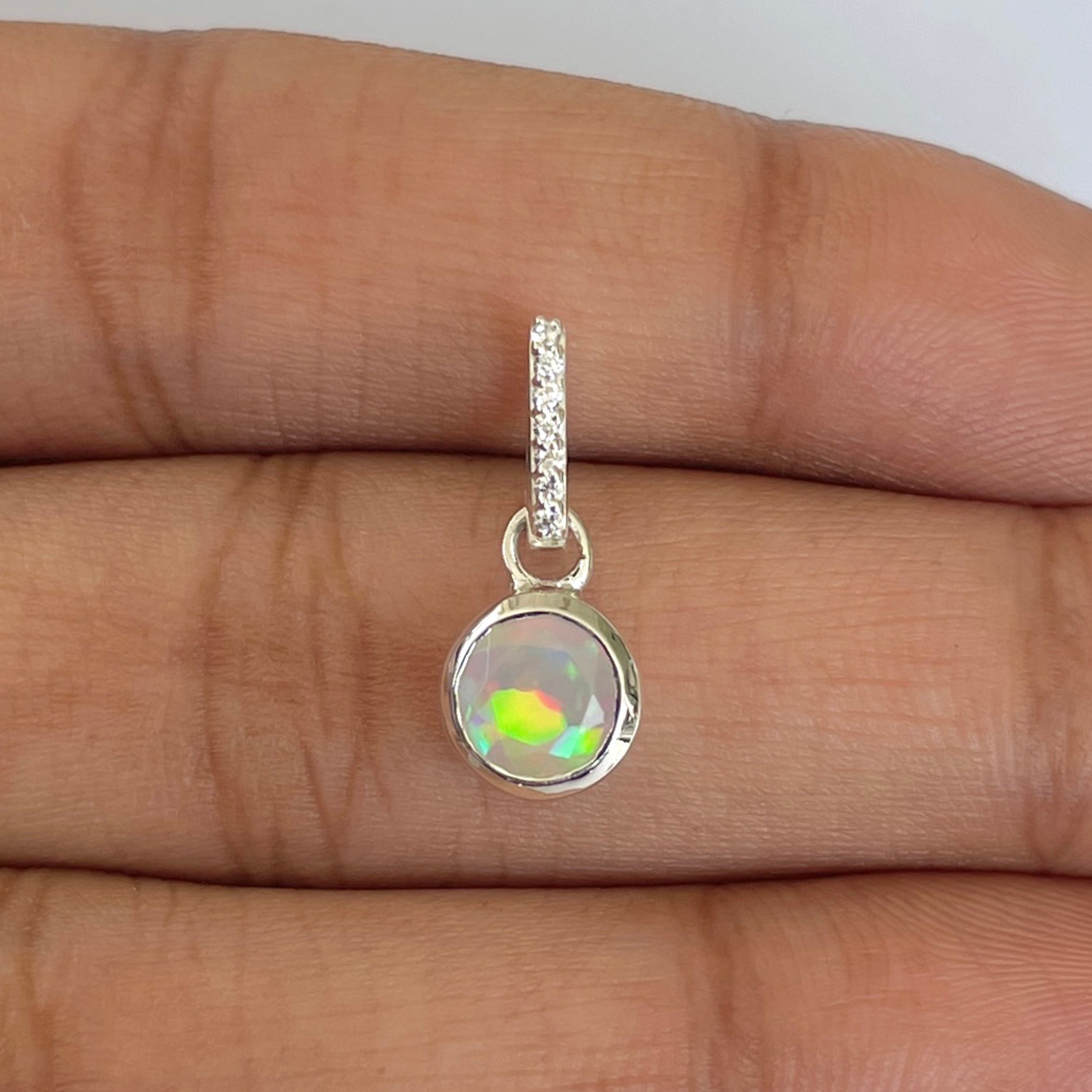 Opal Pendant-(OPL-RDP-958)