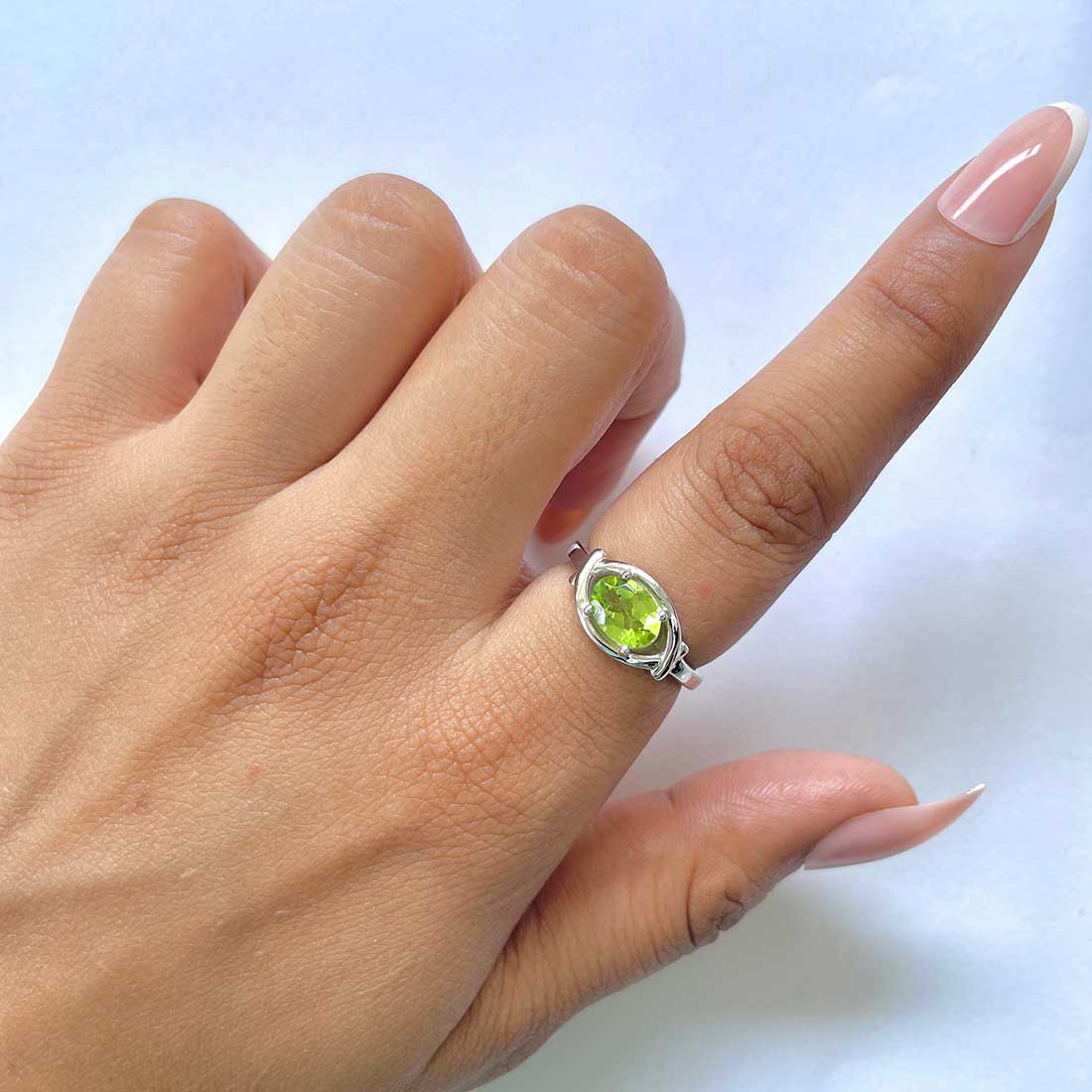 Peridot Ring-(PER-RDR-23.)