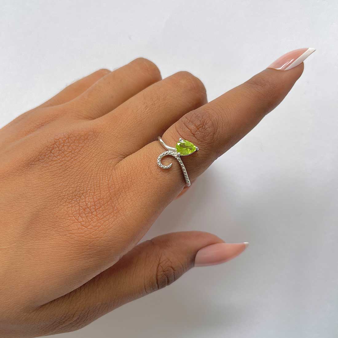 Peridot Ring-(PER-RDR-3.)