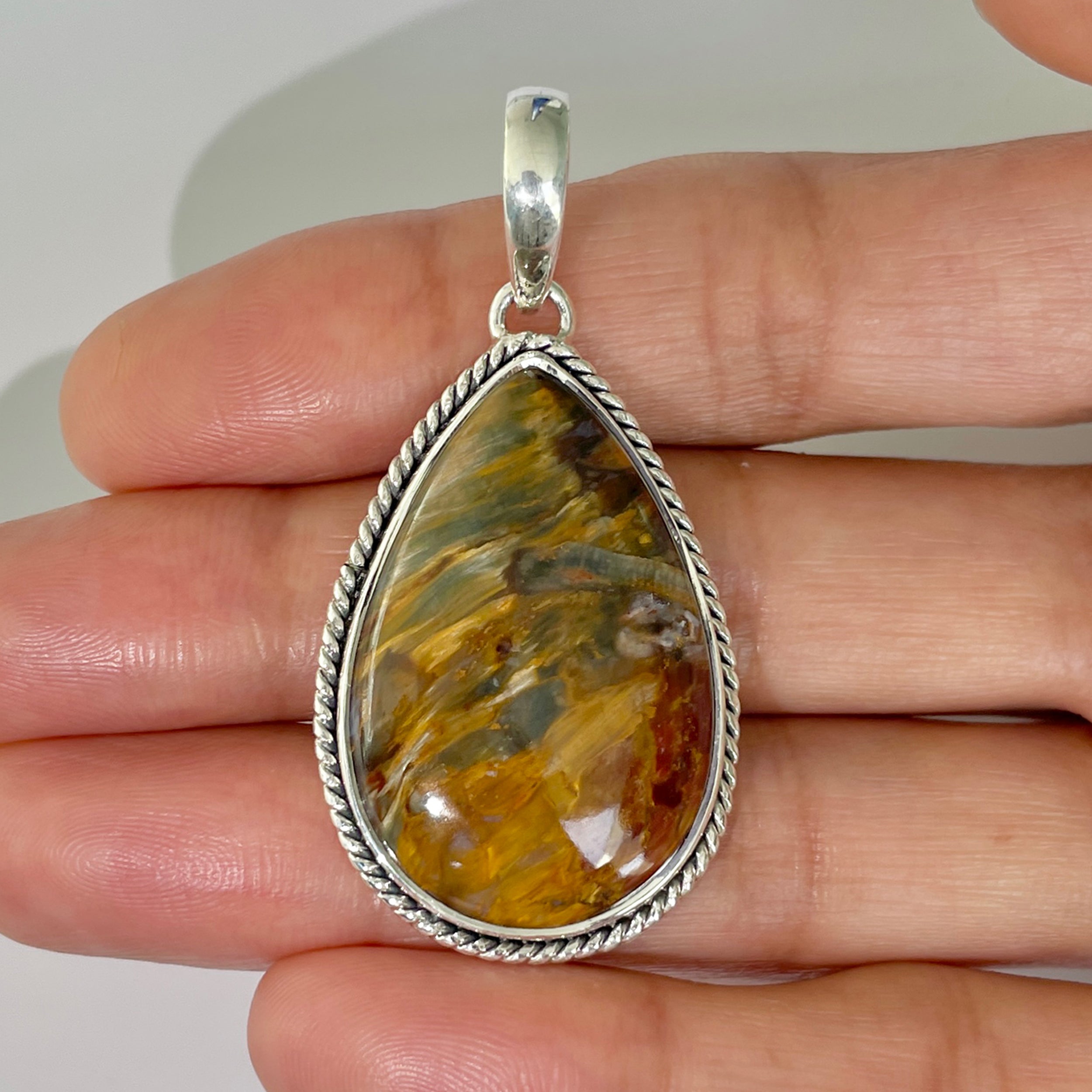 Pietersite Pendant-(PIT-1-11)