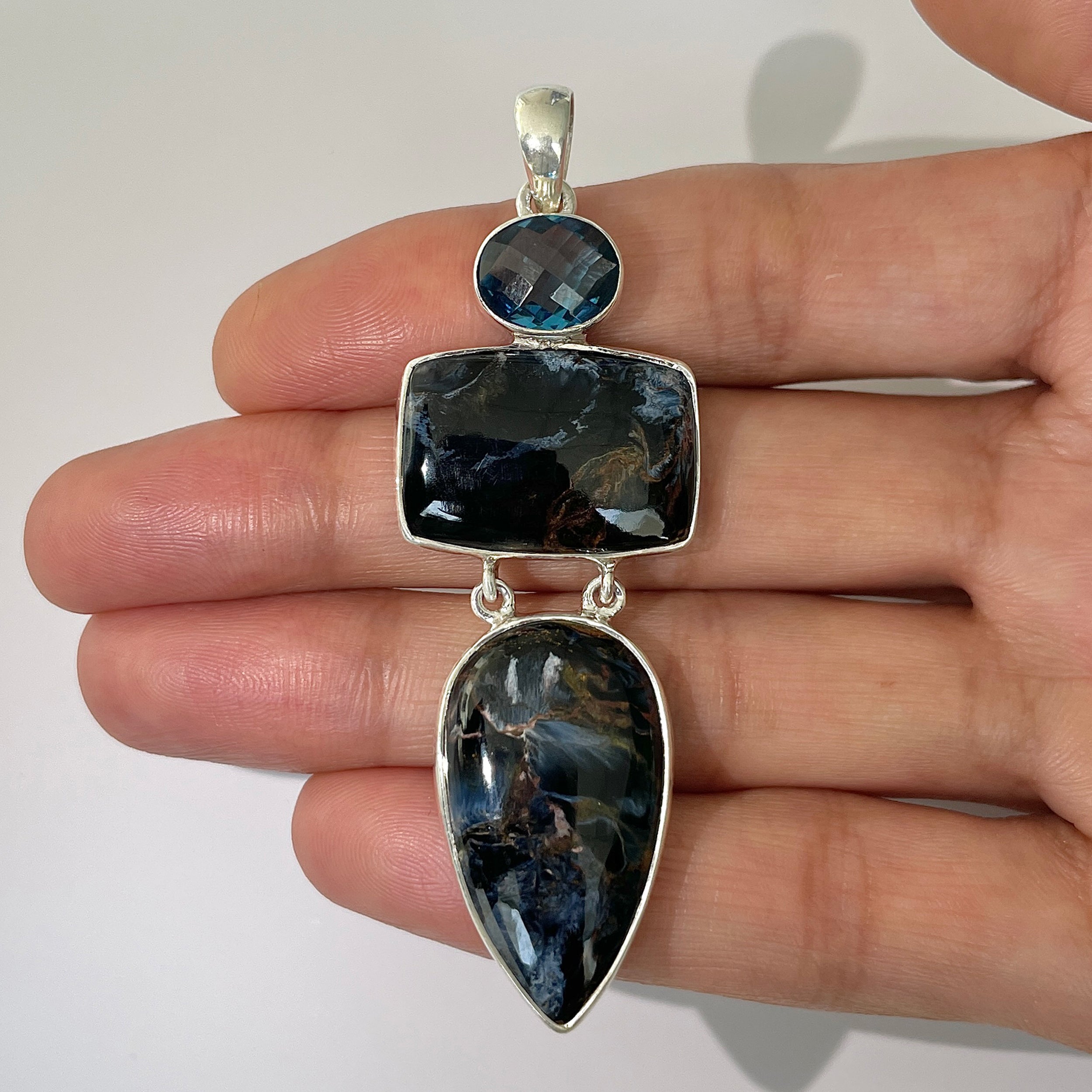 Pietersite Pendant-(PIT-1-13)