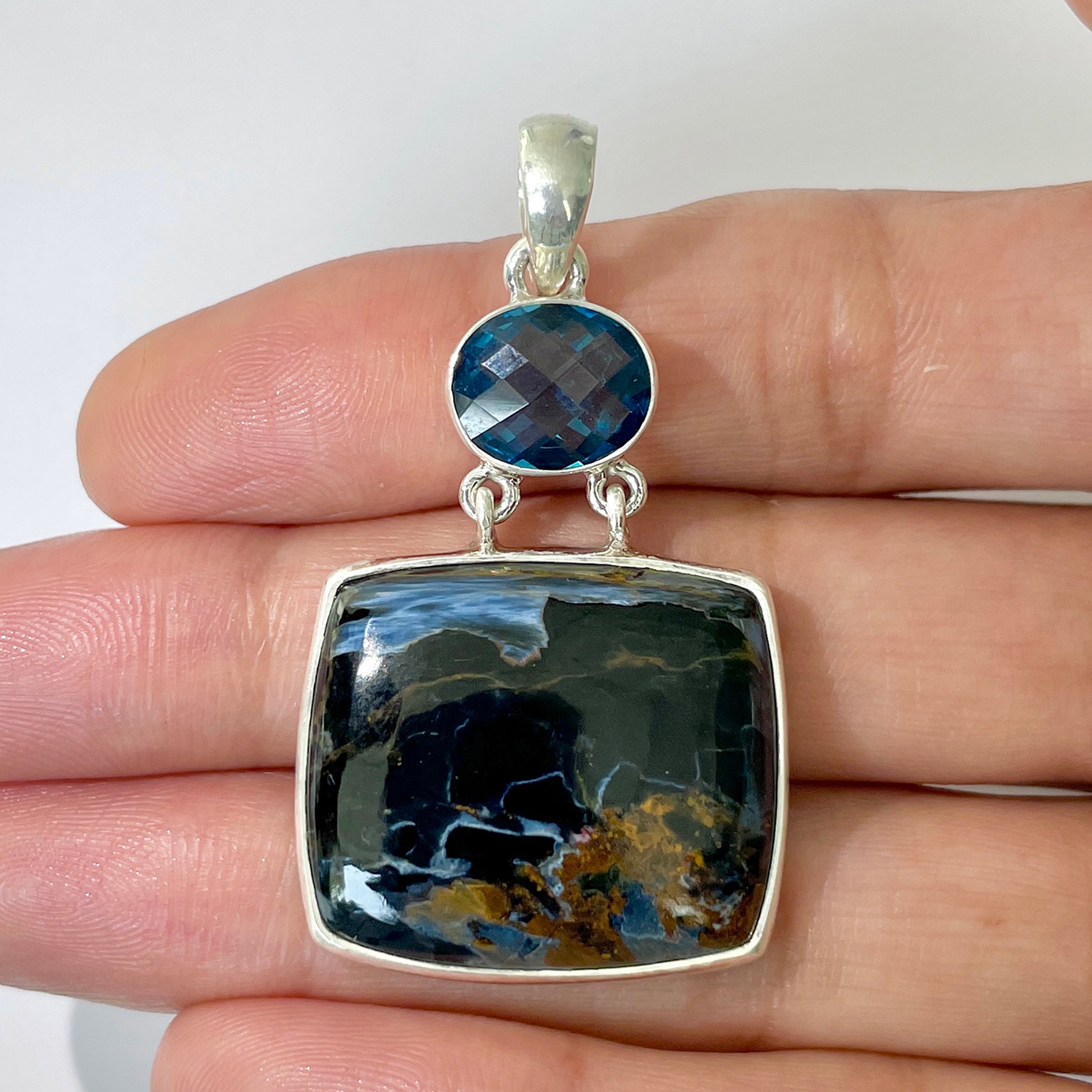 Pietersite Pendant-(PIT-1-14)