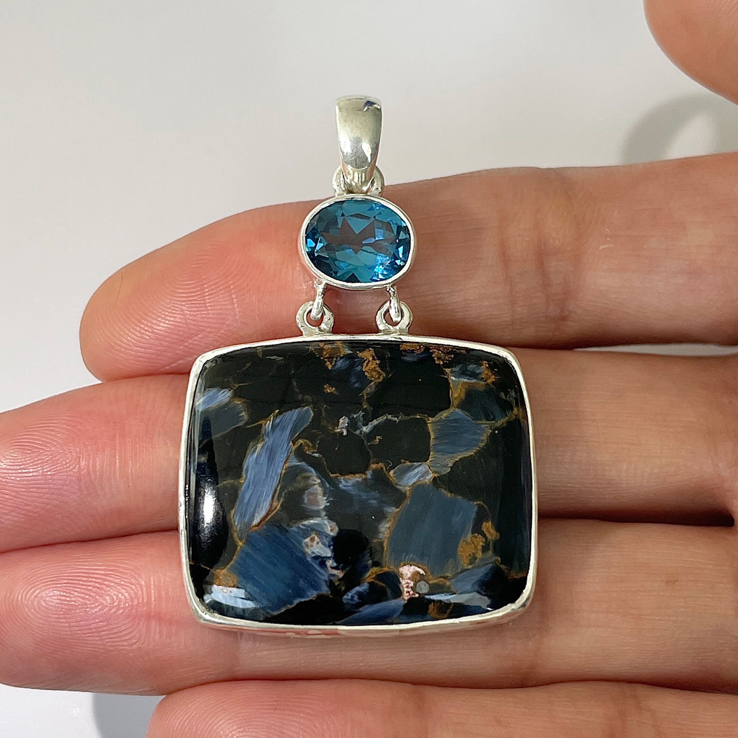 Pietersite Pendant-(PIT-1-8)