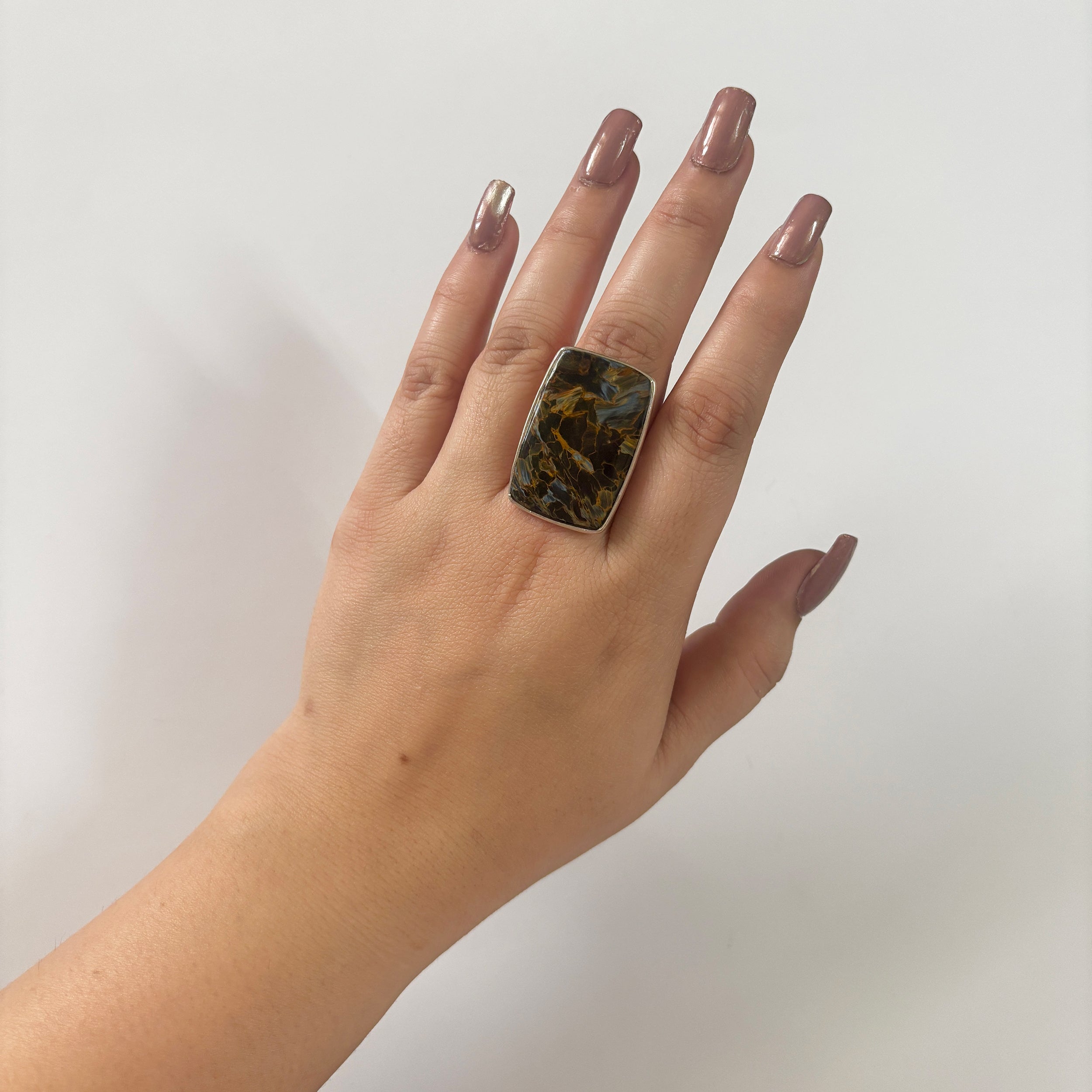 Pietersite Ring-(PIT-2-1)