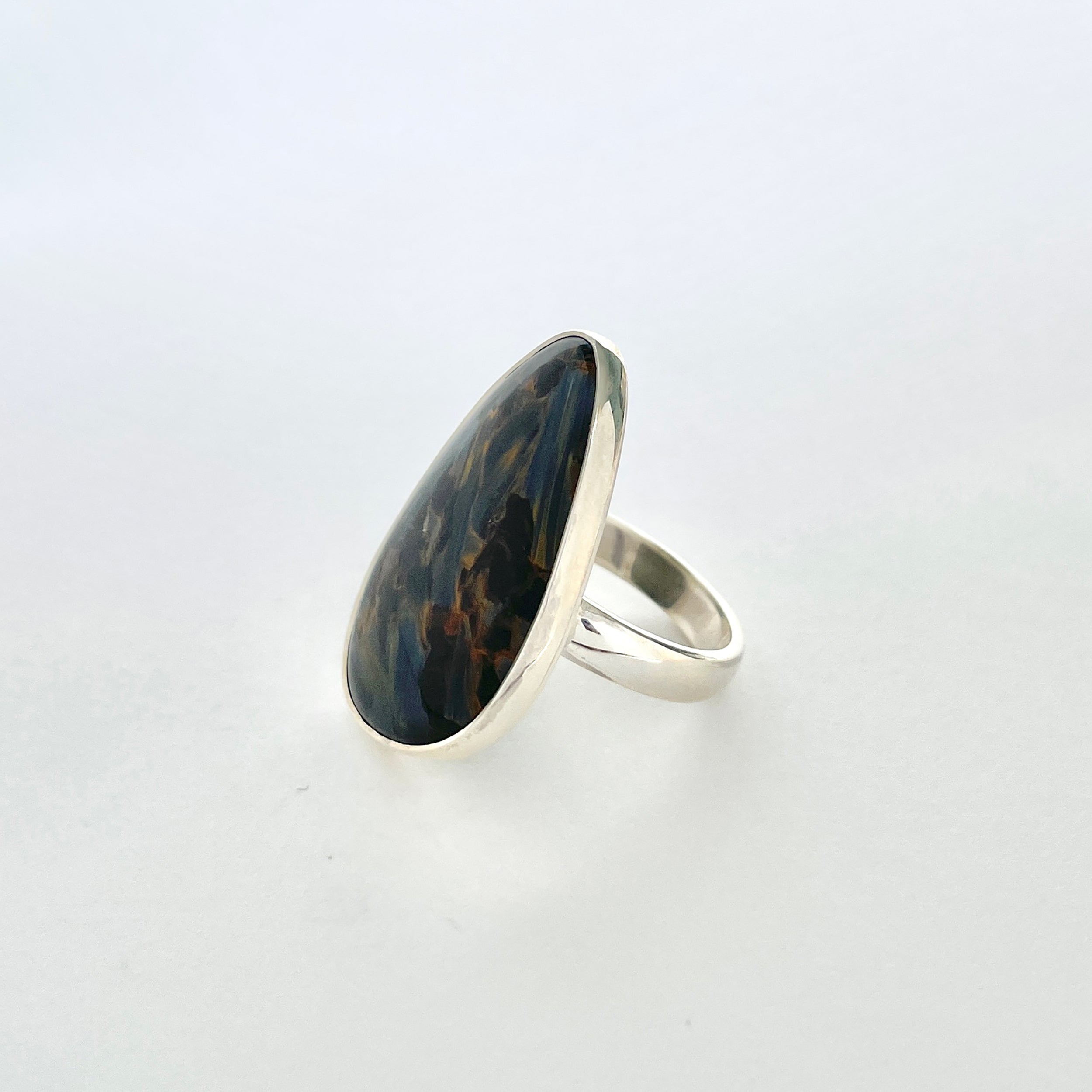Pietersite Ring-(PIT-2-10)