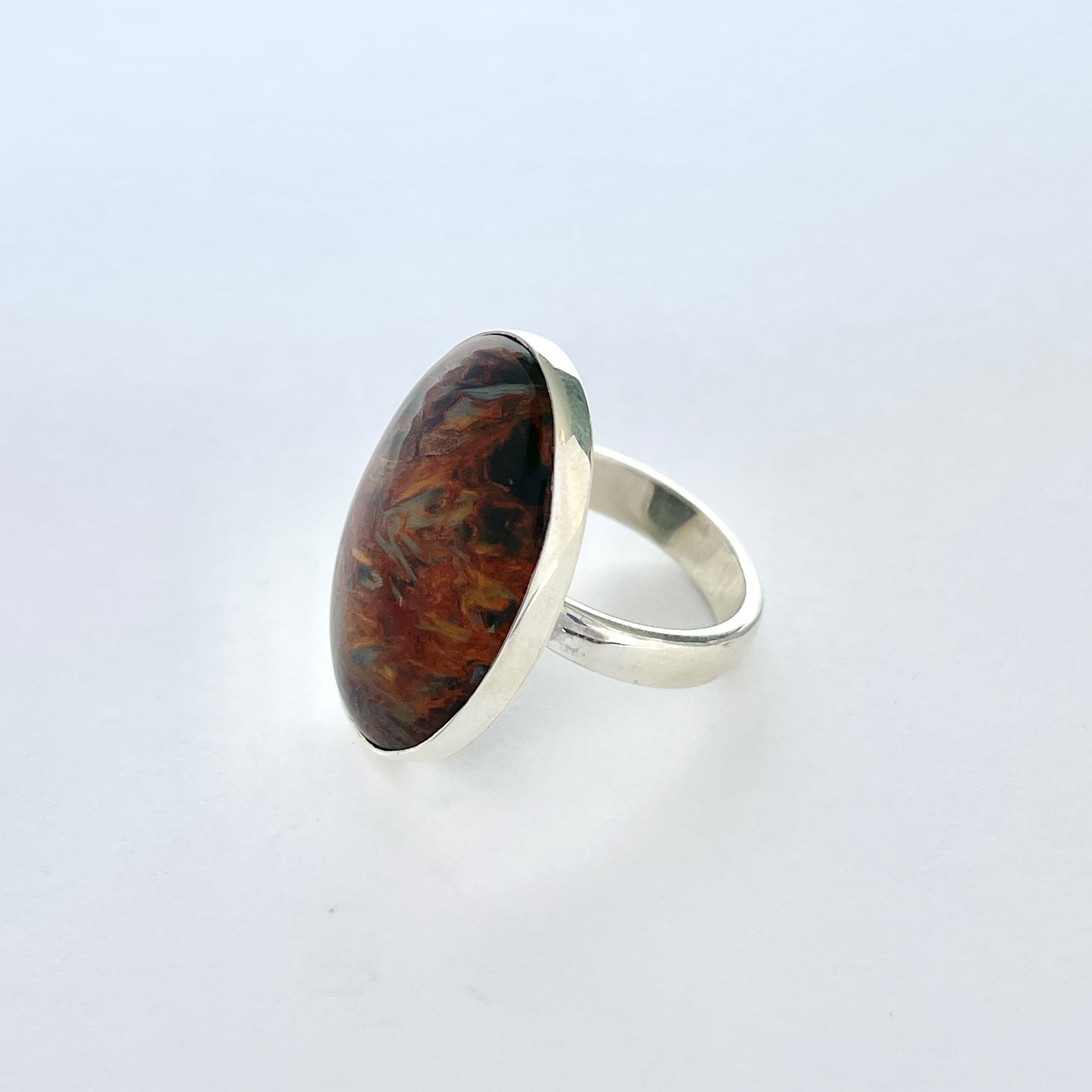 Pietersite Ring-(PIT-2-20)