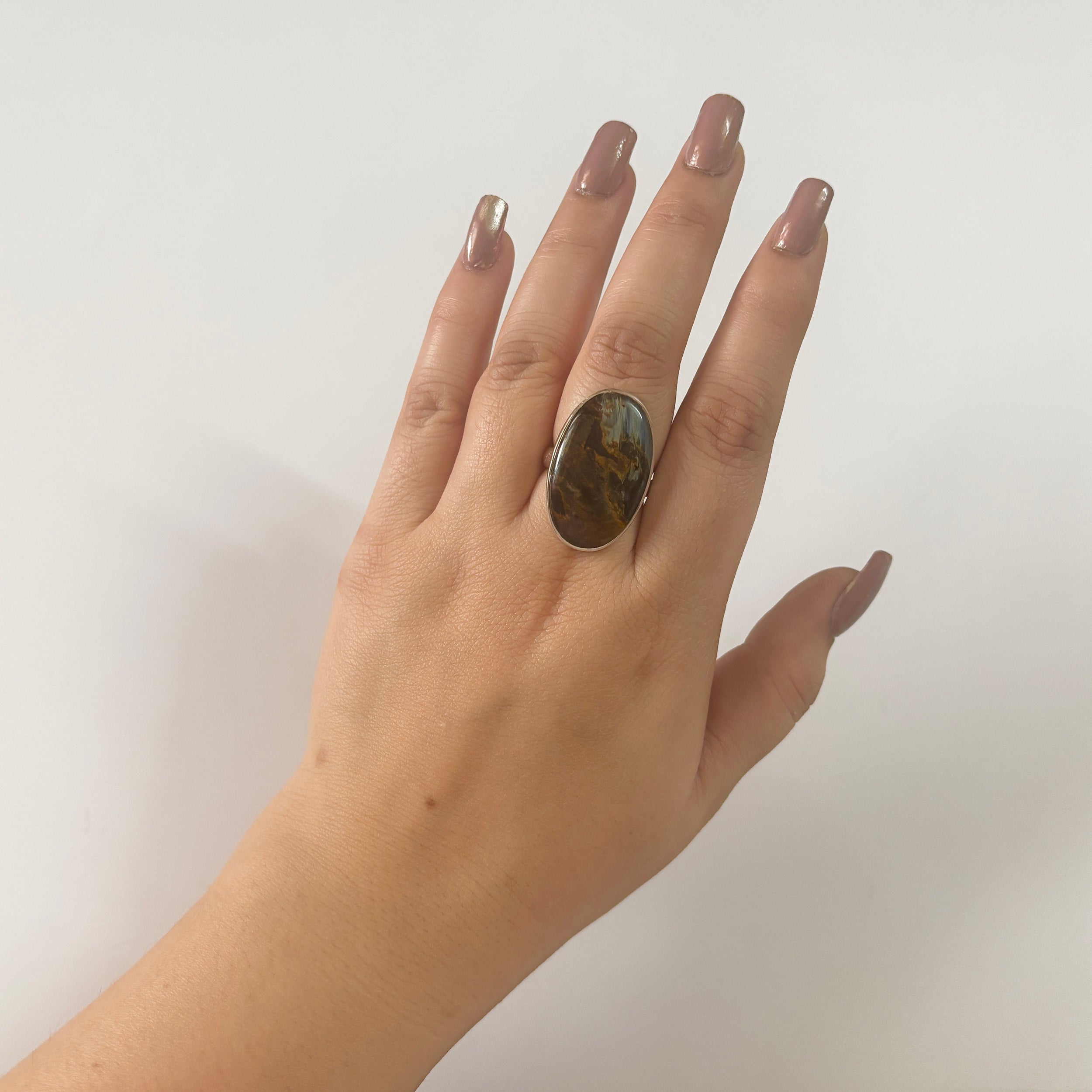 Pietersite Ring-(PIT-2-21)
