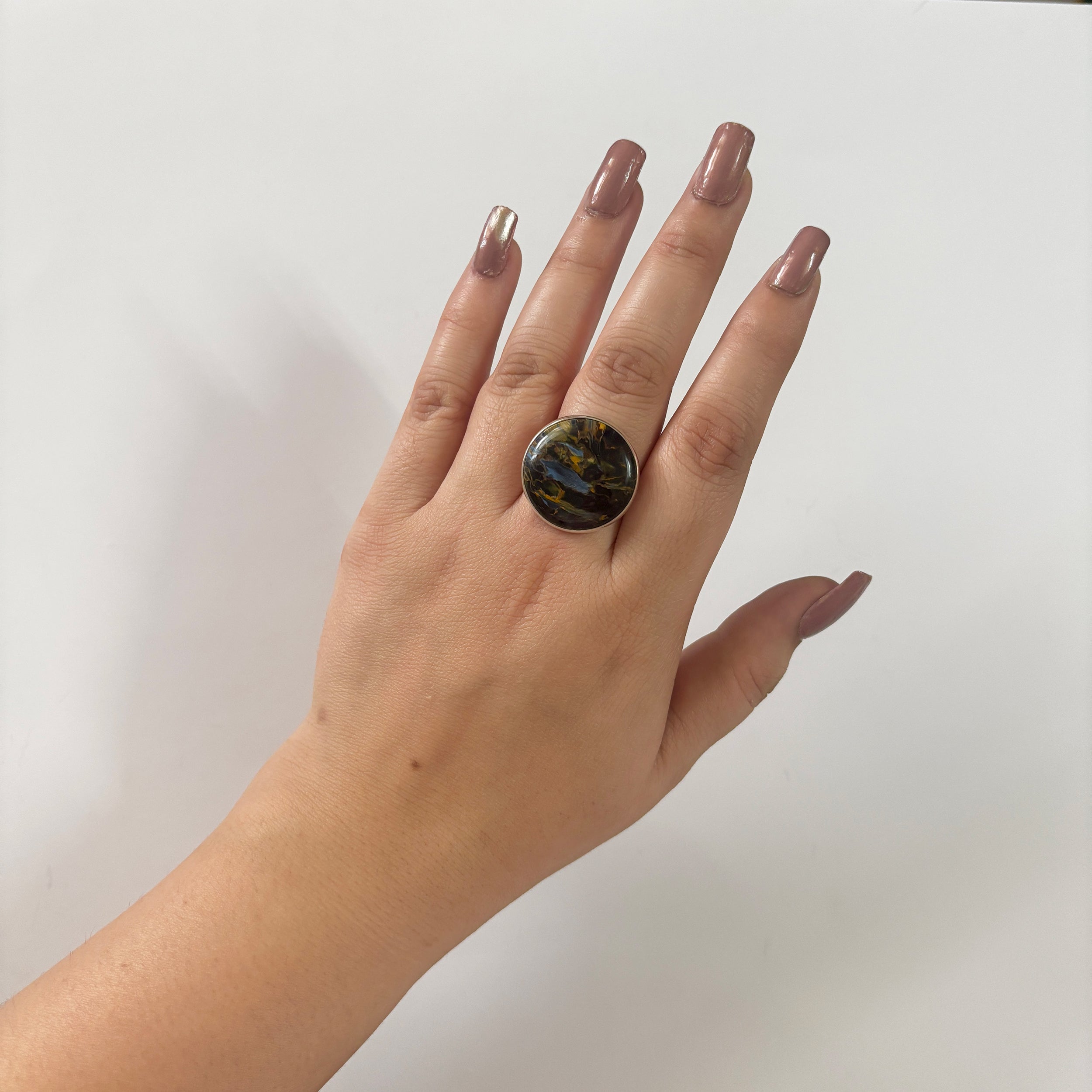 Pietersite Ring-(PIT-2-9)