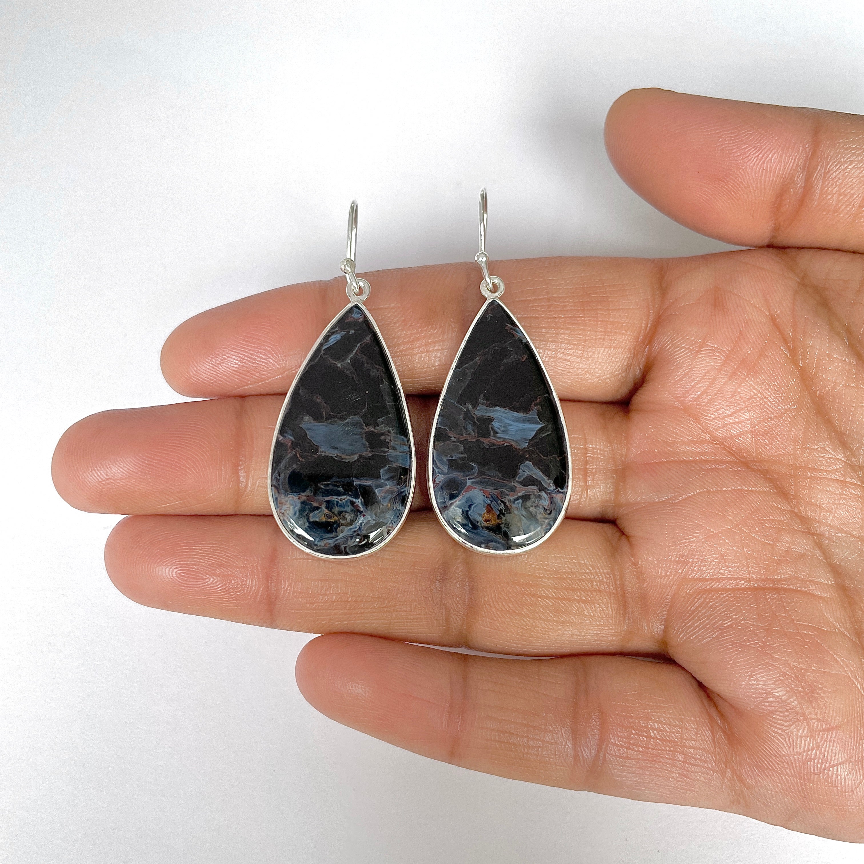 Pietersite Earring-(PIT-3-18)
