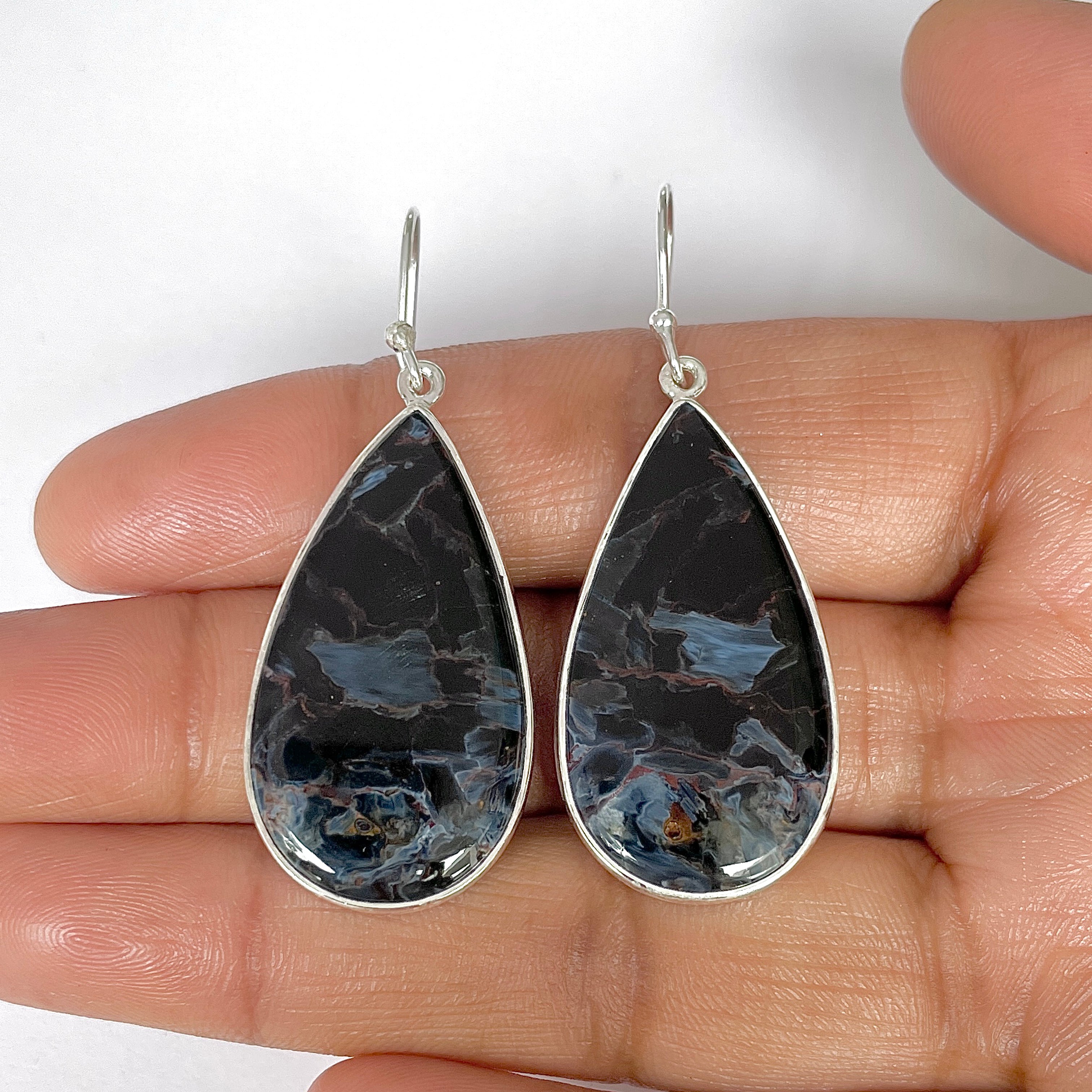 Pietersite Earring-(PIT-3-18)