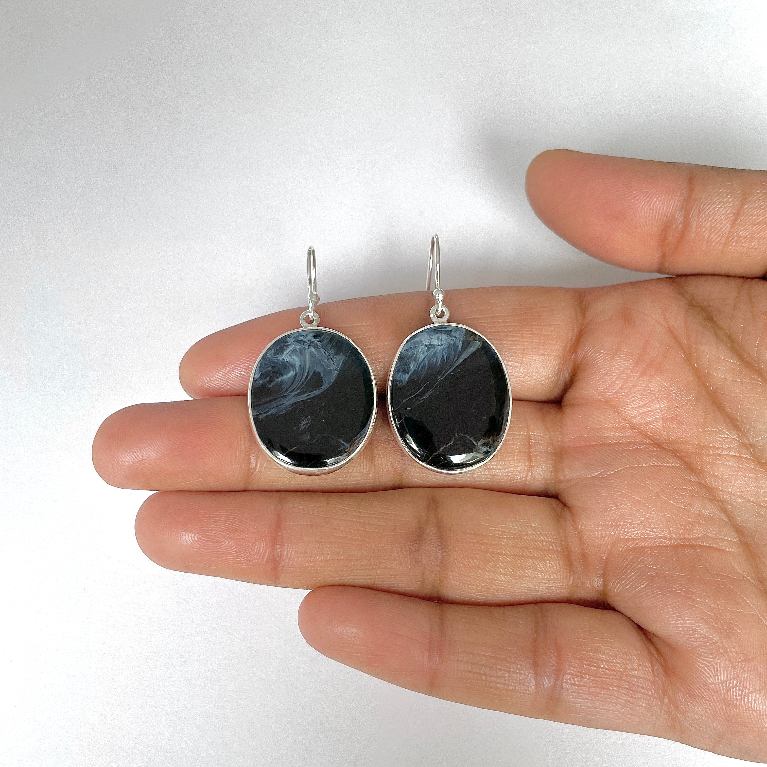 Pietersite Earring-(PIT-3-19)