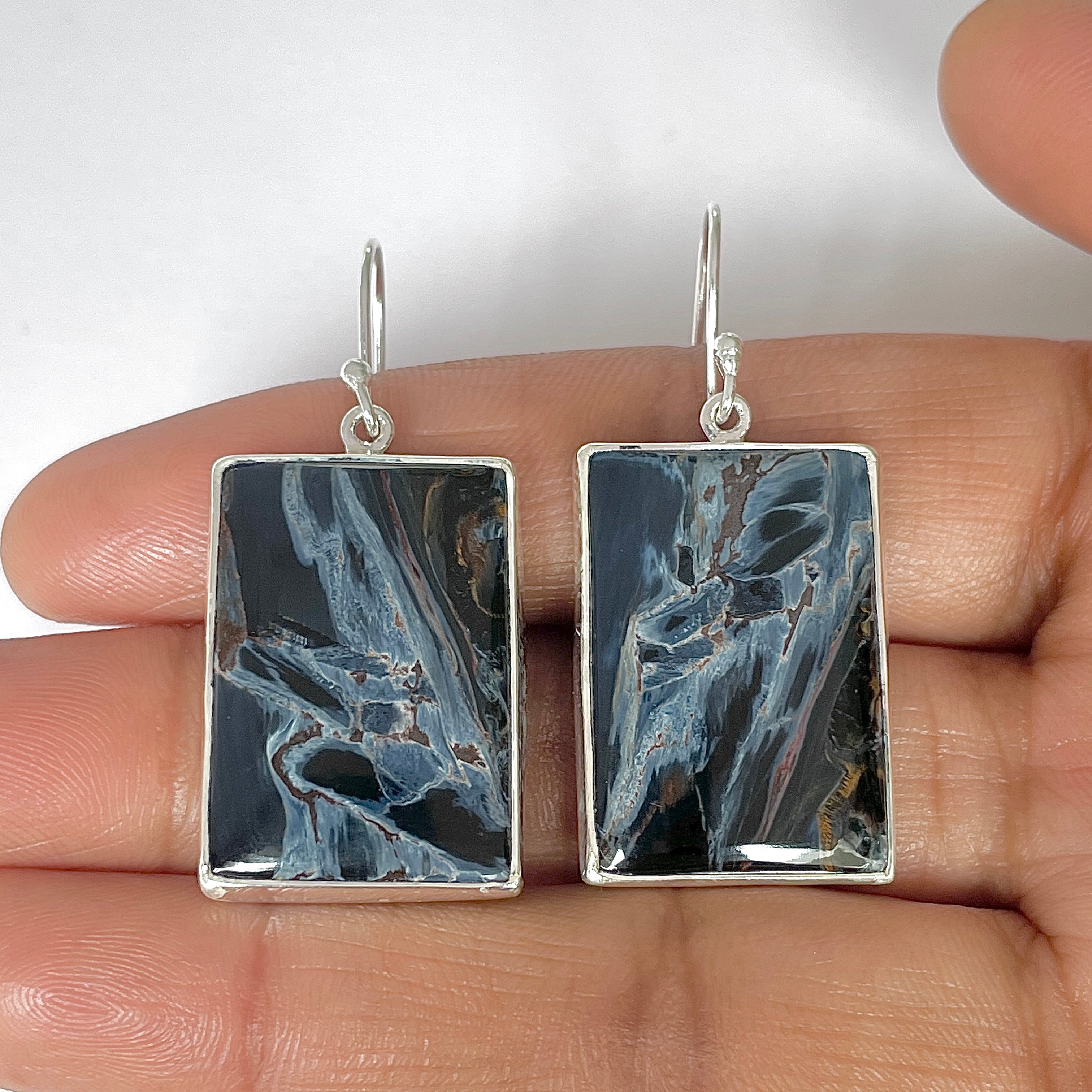 Pietersite Earring-(PIT-3-20)