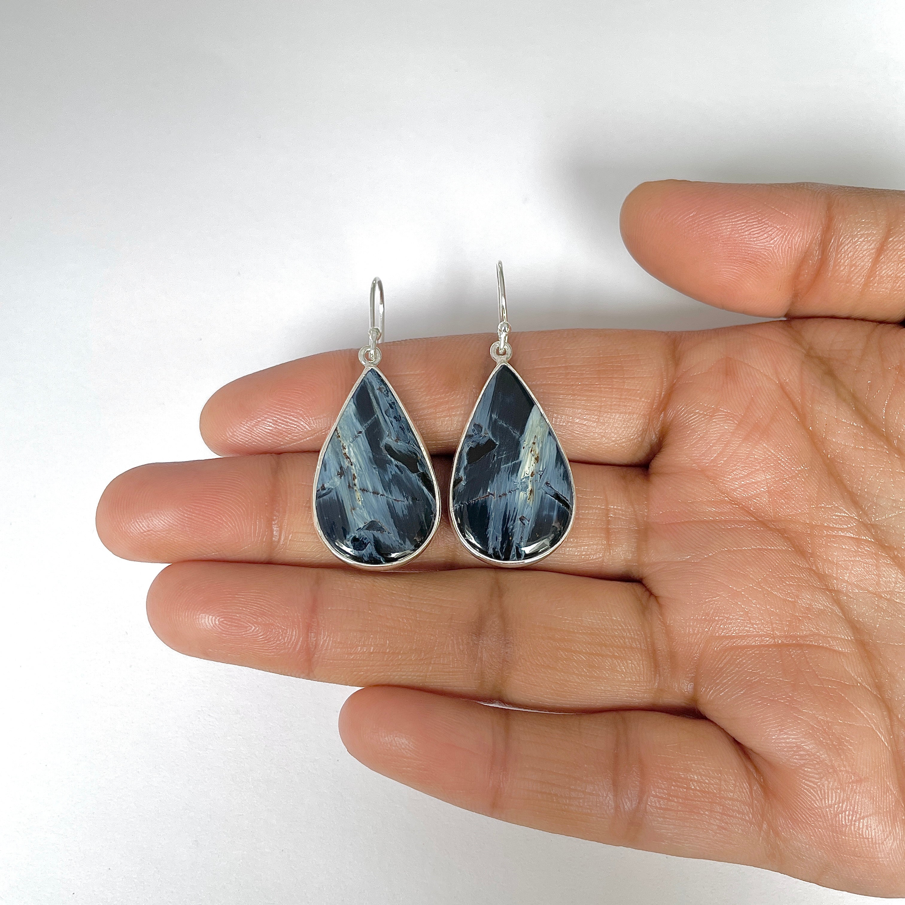 Pietersite Earring-(PIT-3-22)