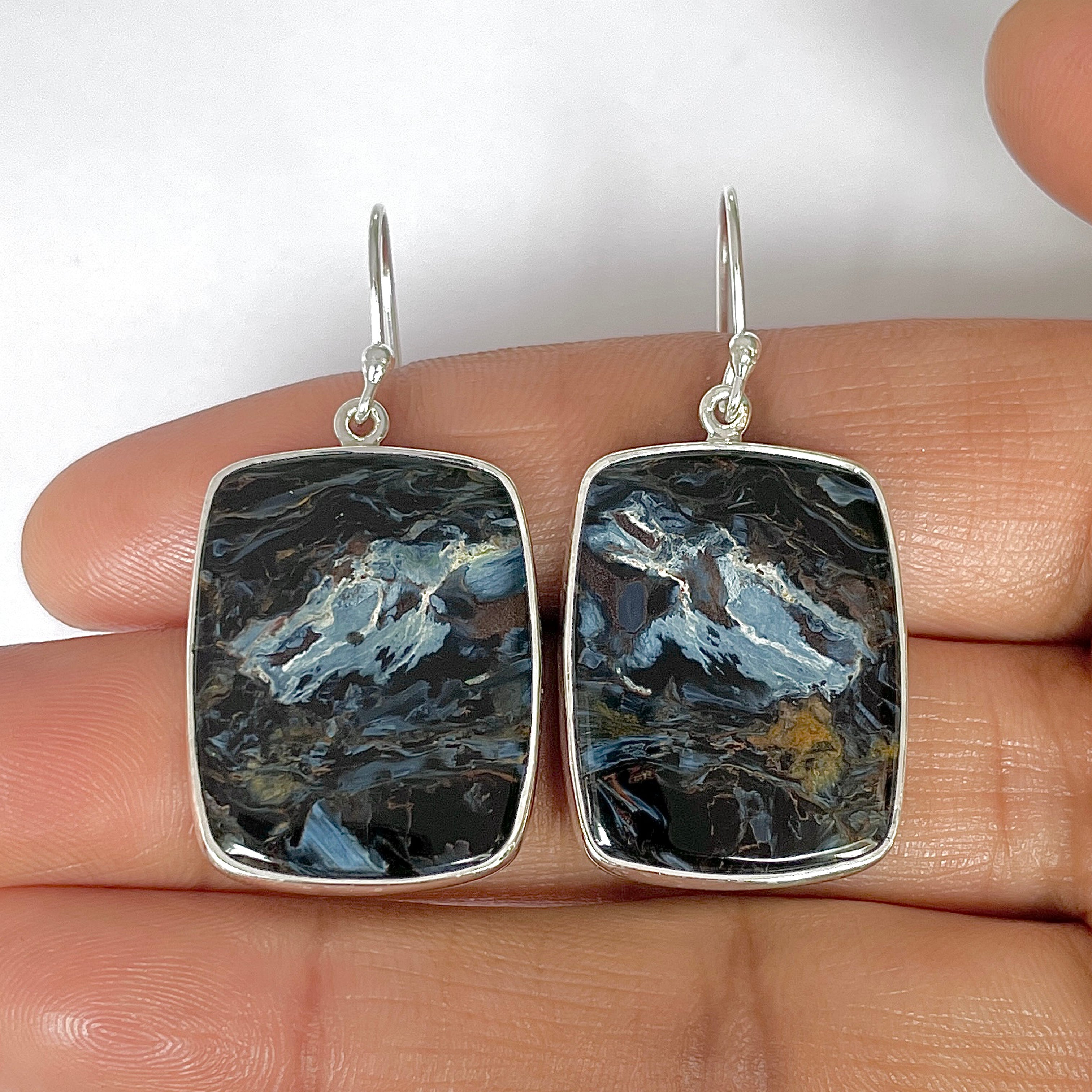 Pietersite Earring-(PIT-3-24)