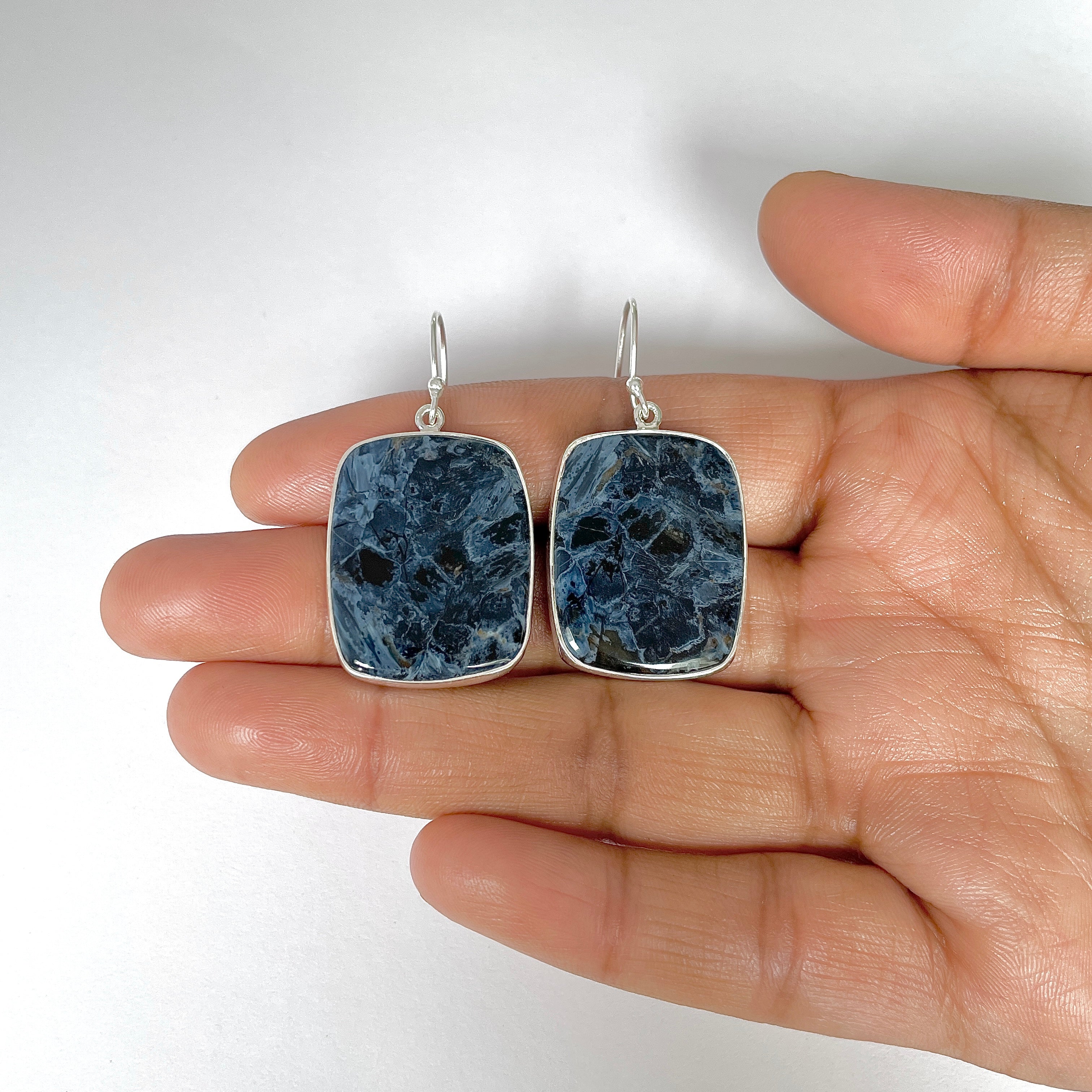 Pietersite Earring-(PIT-3-26)
