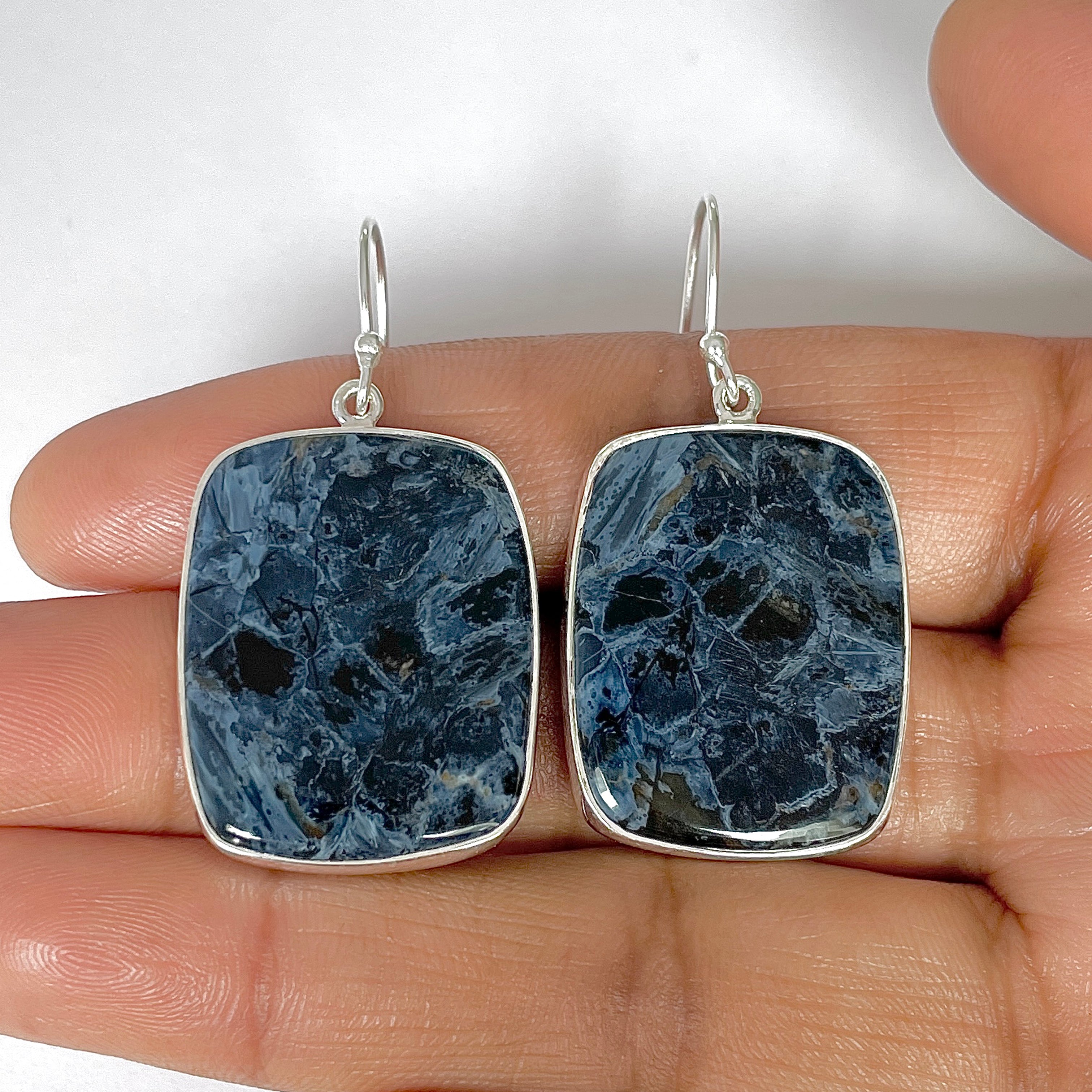 Pietersite Earring-(PIT-3-26)