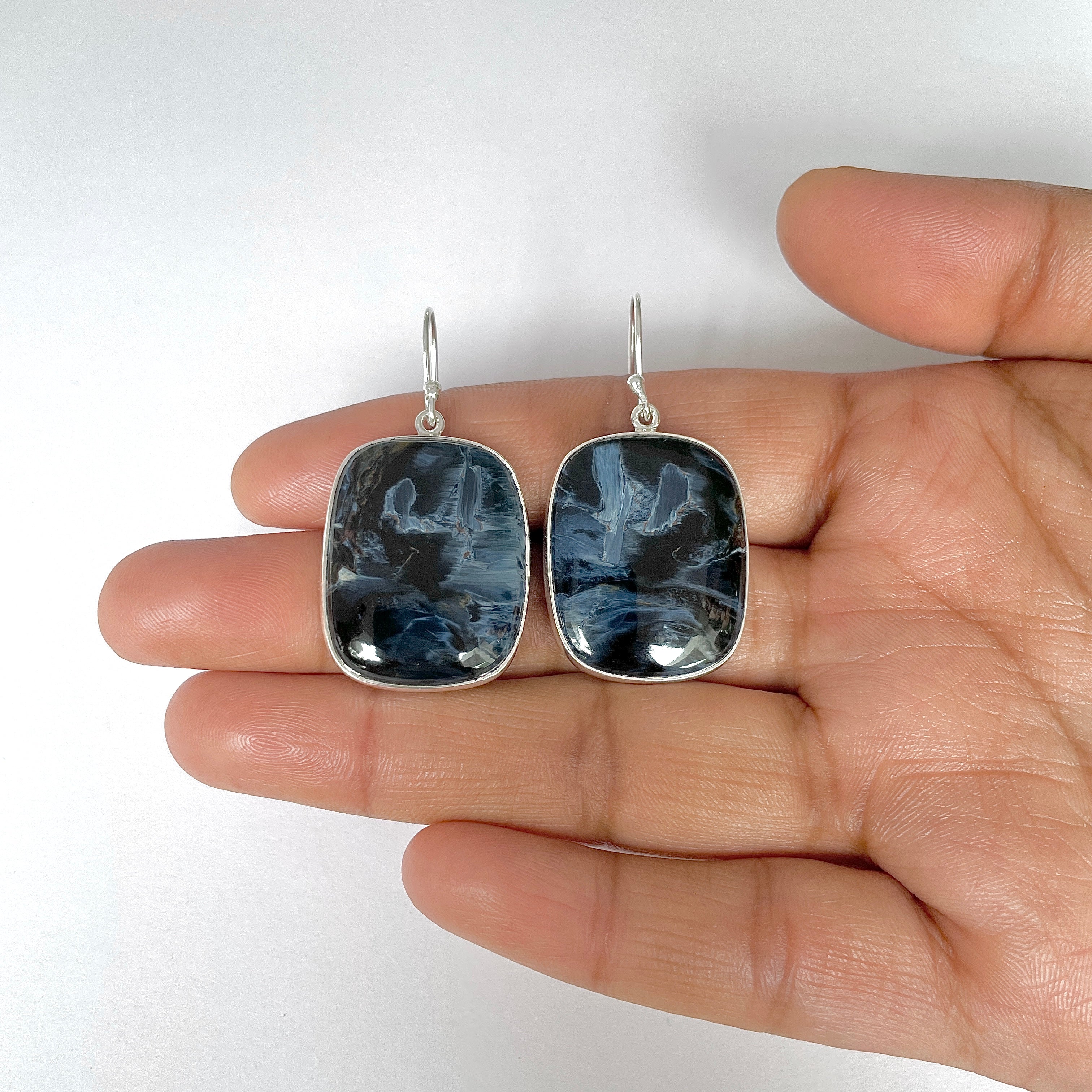 Pietersite Earring-(PIT-3-29)