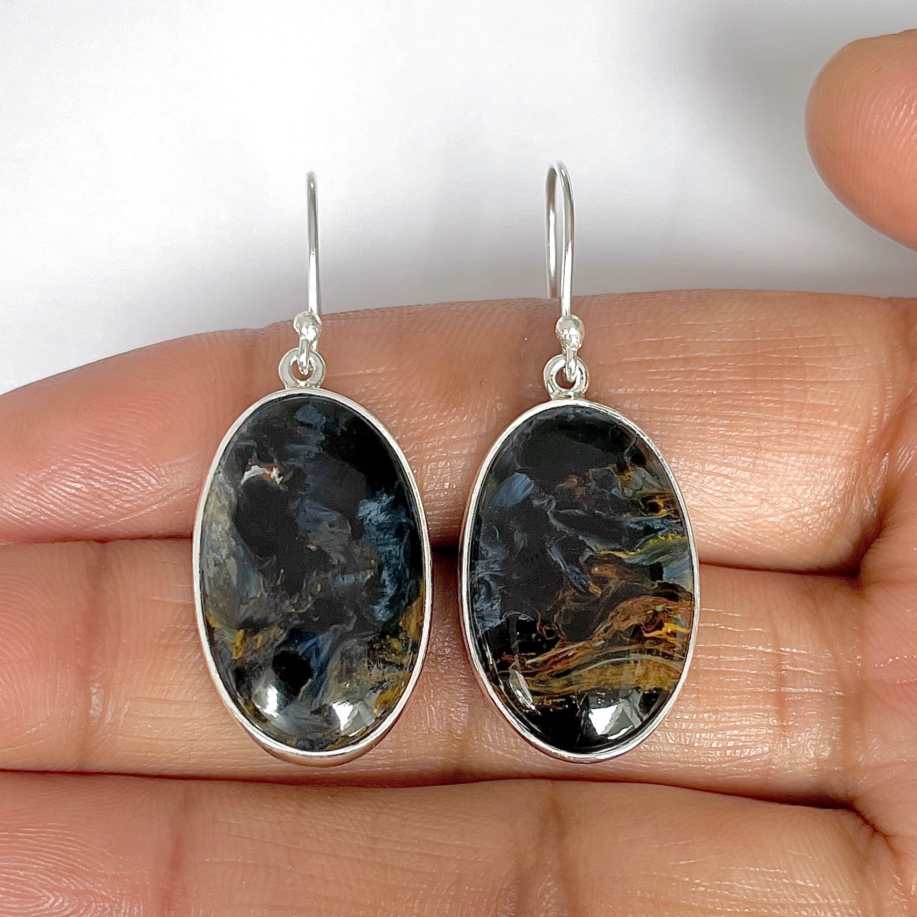 Pietersite Earring-(PIT-3-34)