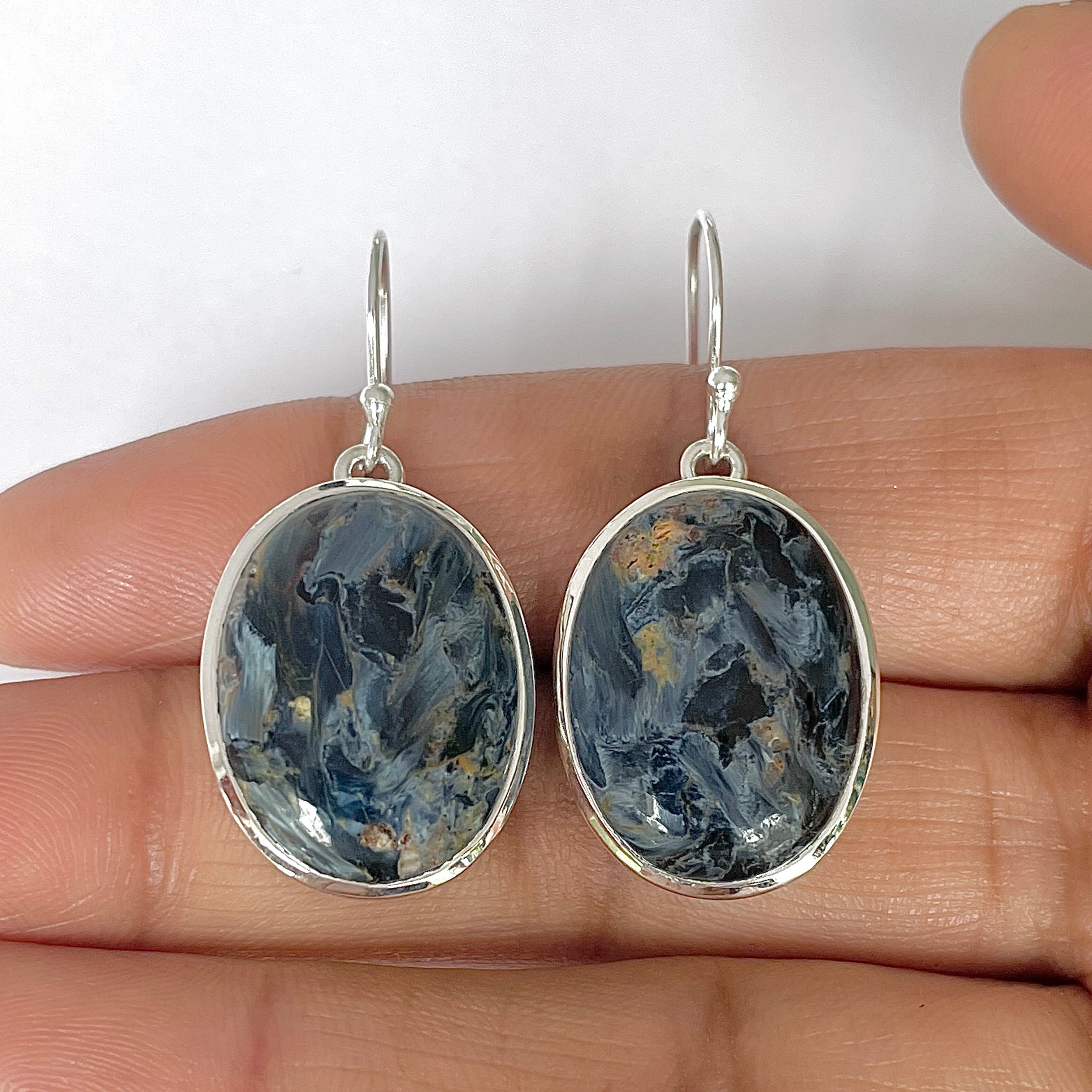 Pietersite Earring-(PIT-3-39)