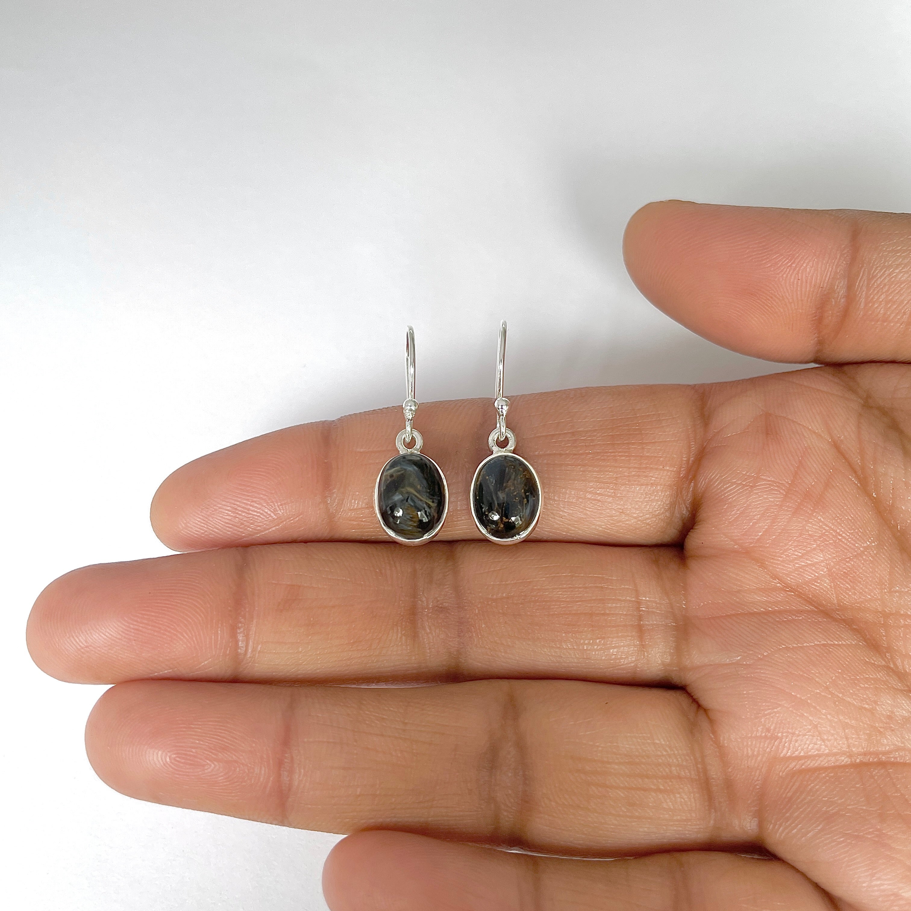 Pietersite Earring-(PIT-3-40)