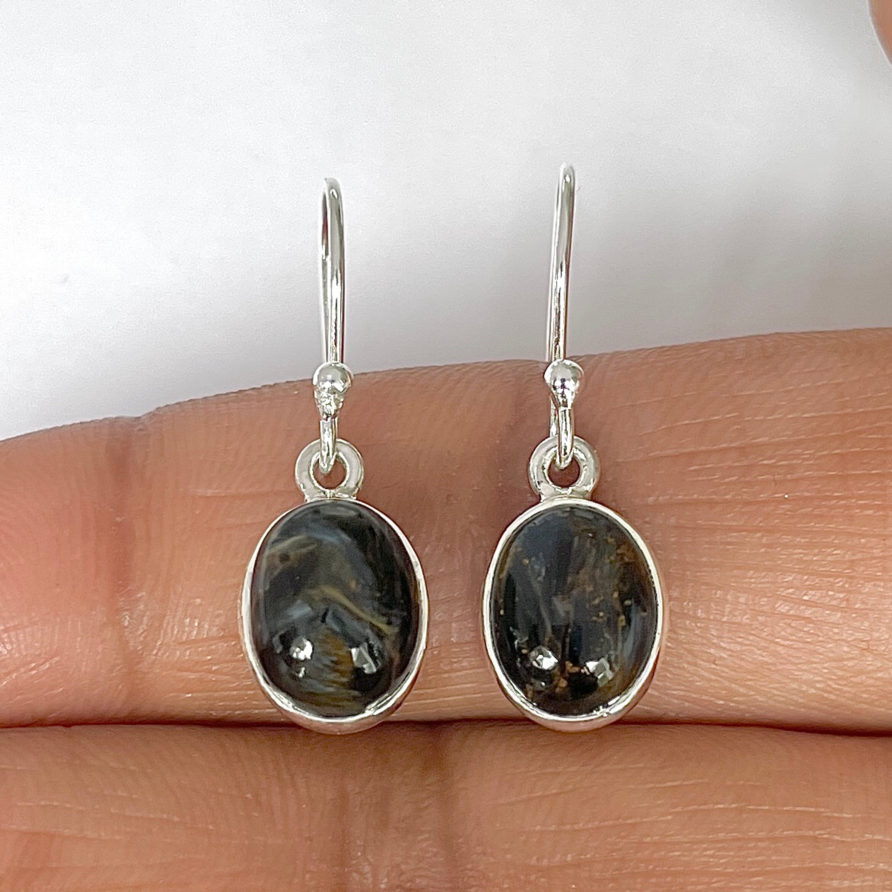 Pietersite Earring-(PIT-3-40)