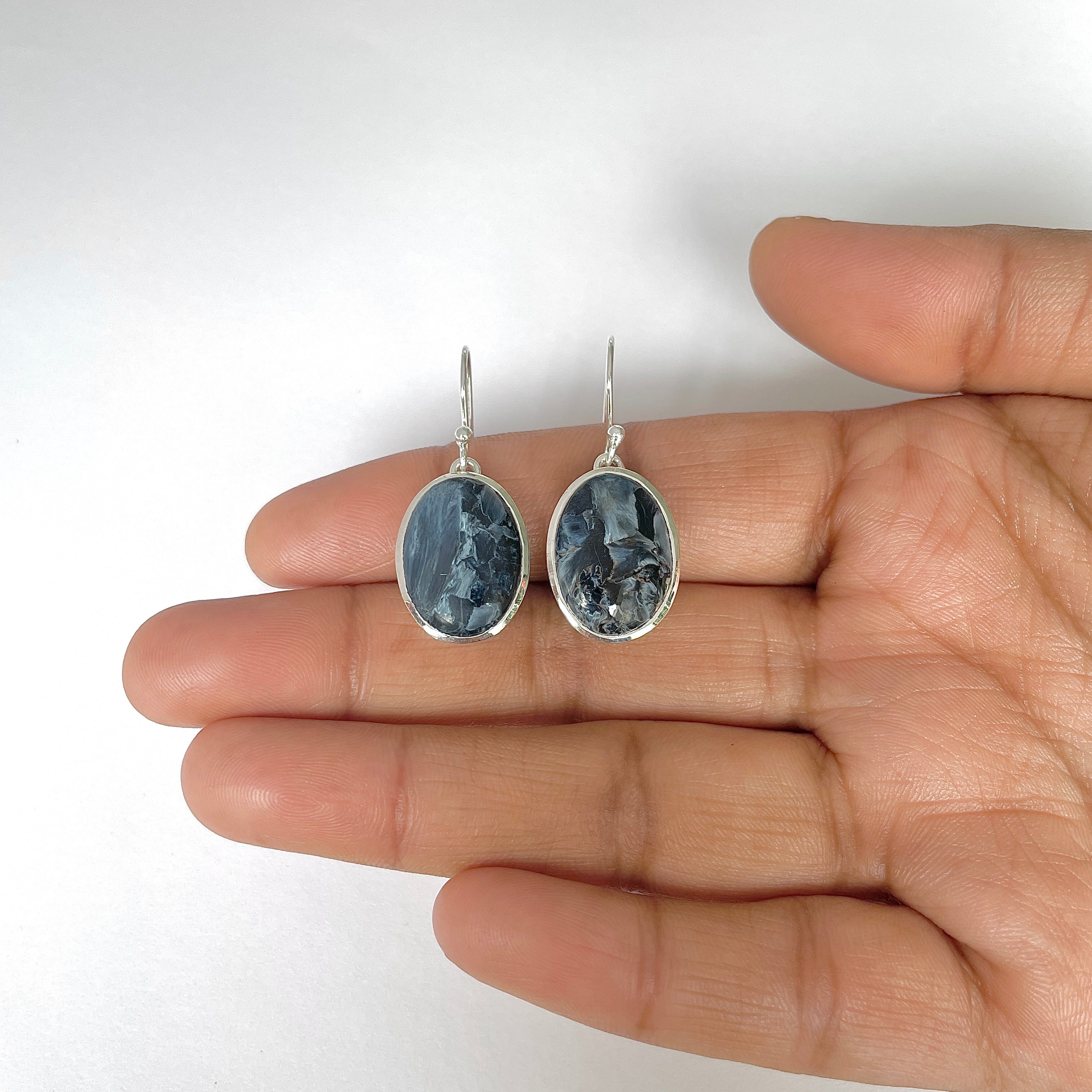 Pietersite Earring-(PIT-3-44)