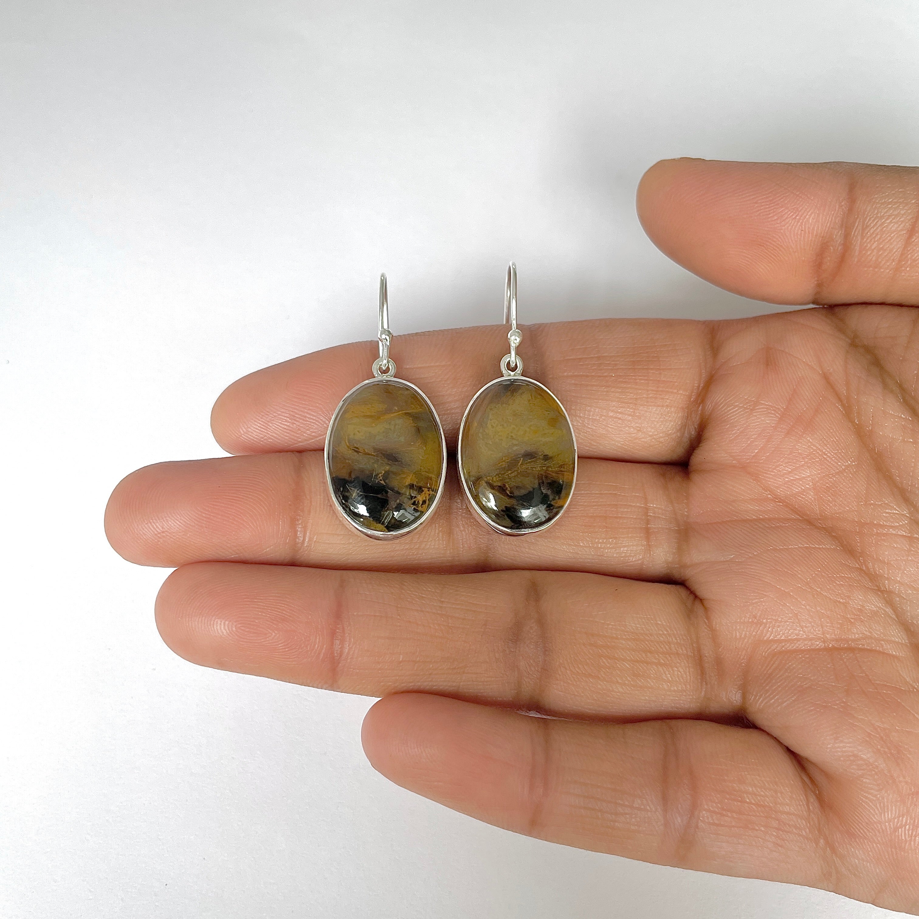 Pietersite Earring-(PIT-3-48)