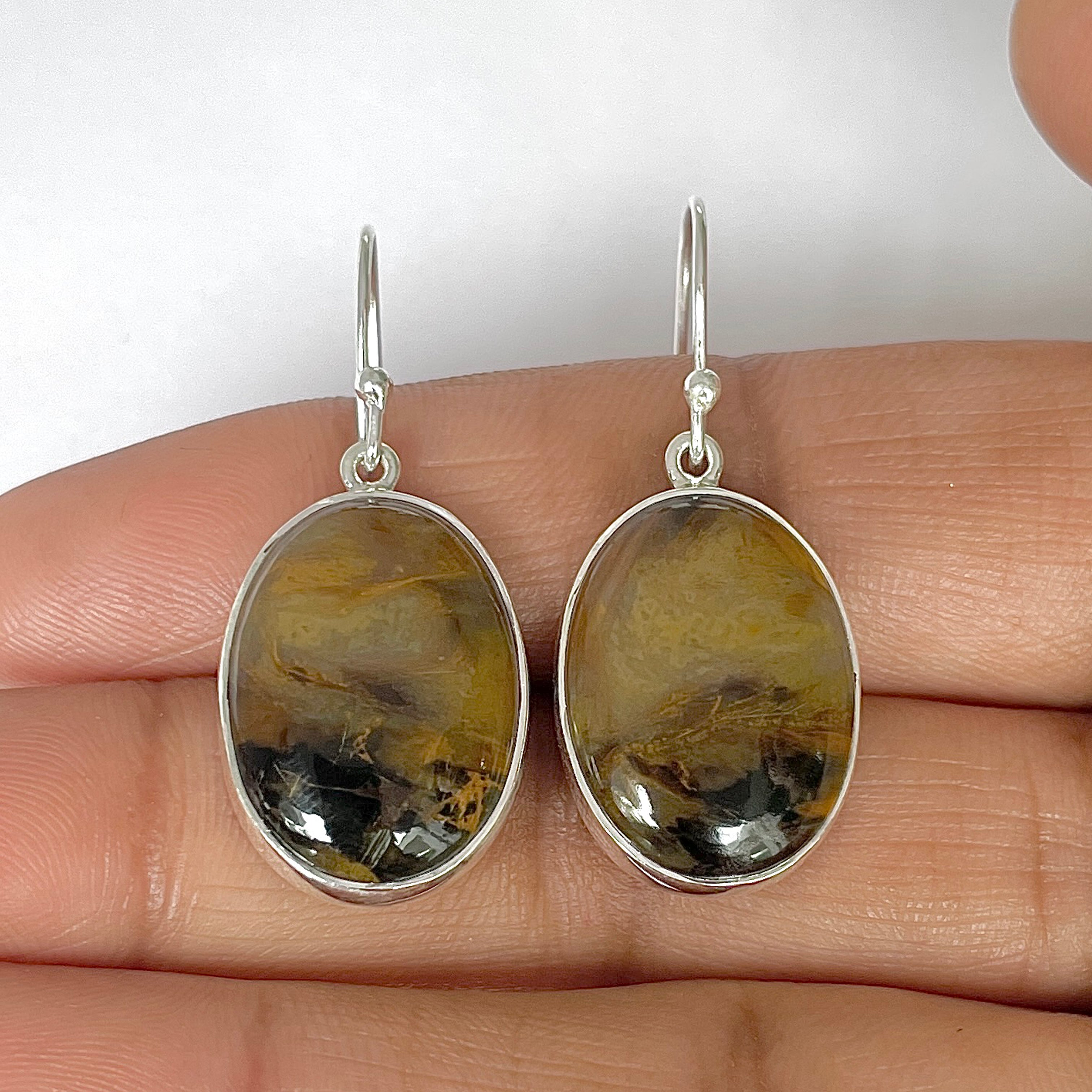 Pietersite Earring-(PIT-3-48)