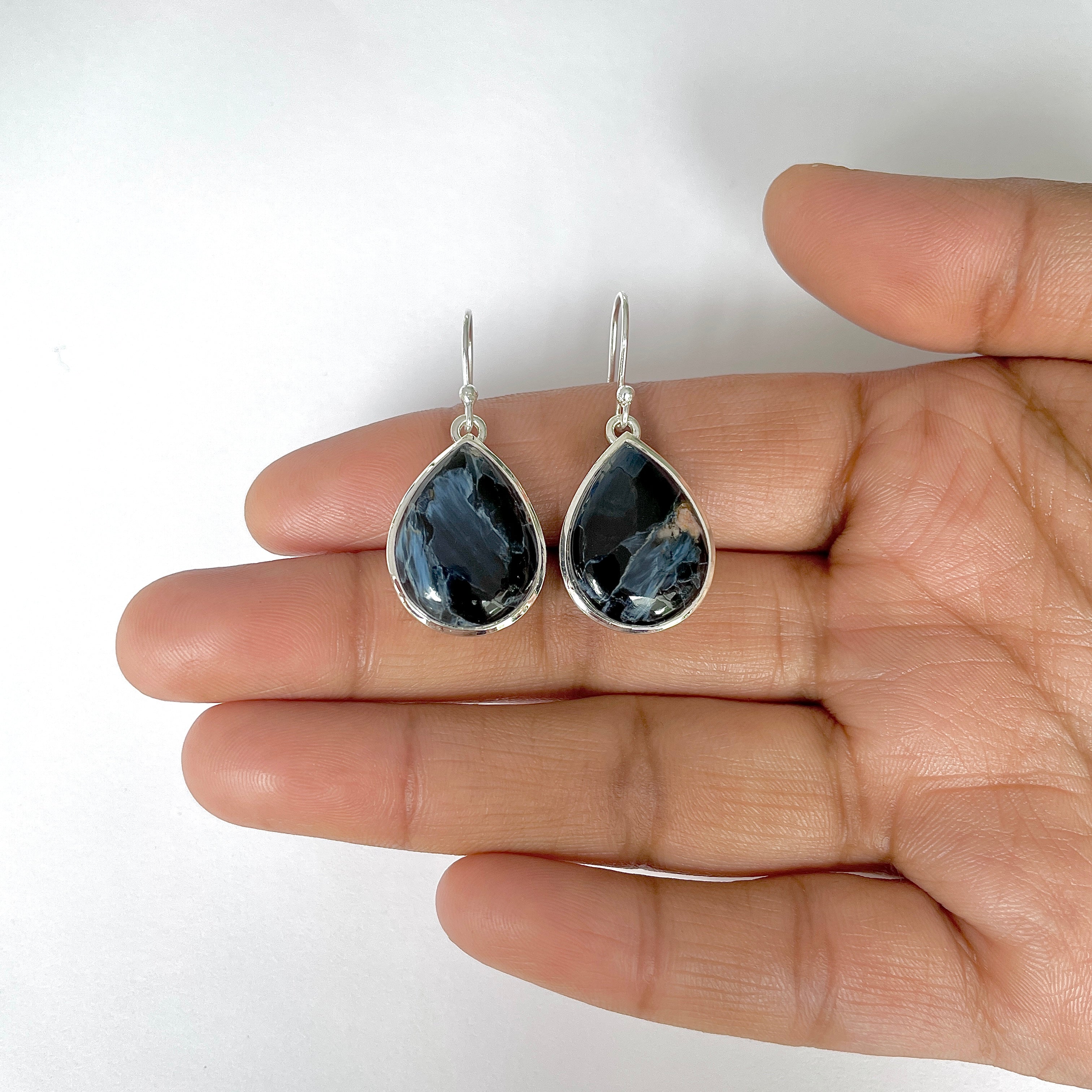 Pietersite Earring-(PIT-3-53)