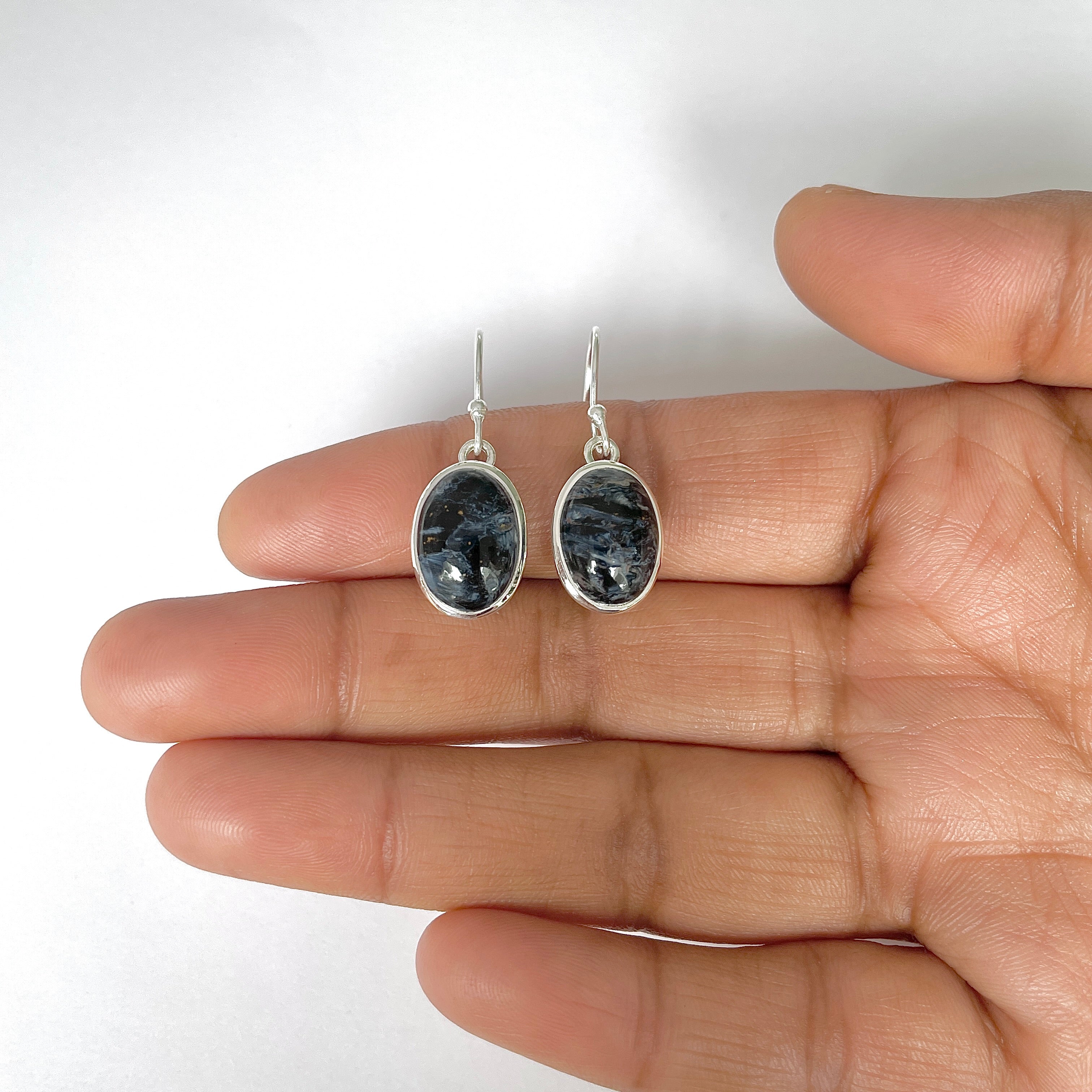 Pietersite Earring-(PIT-3-56)