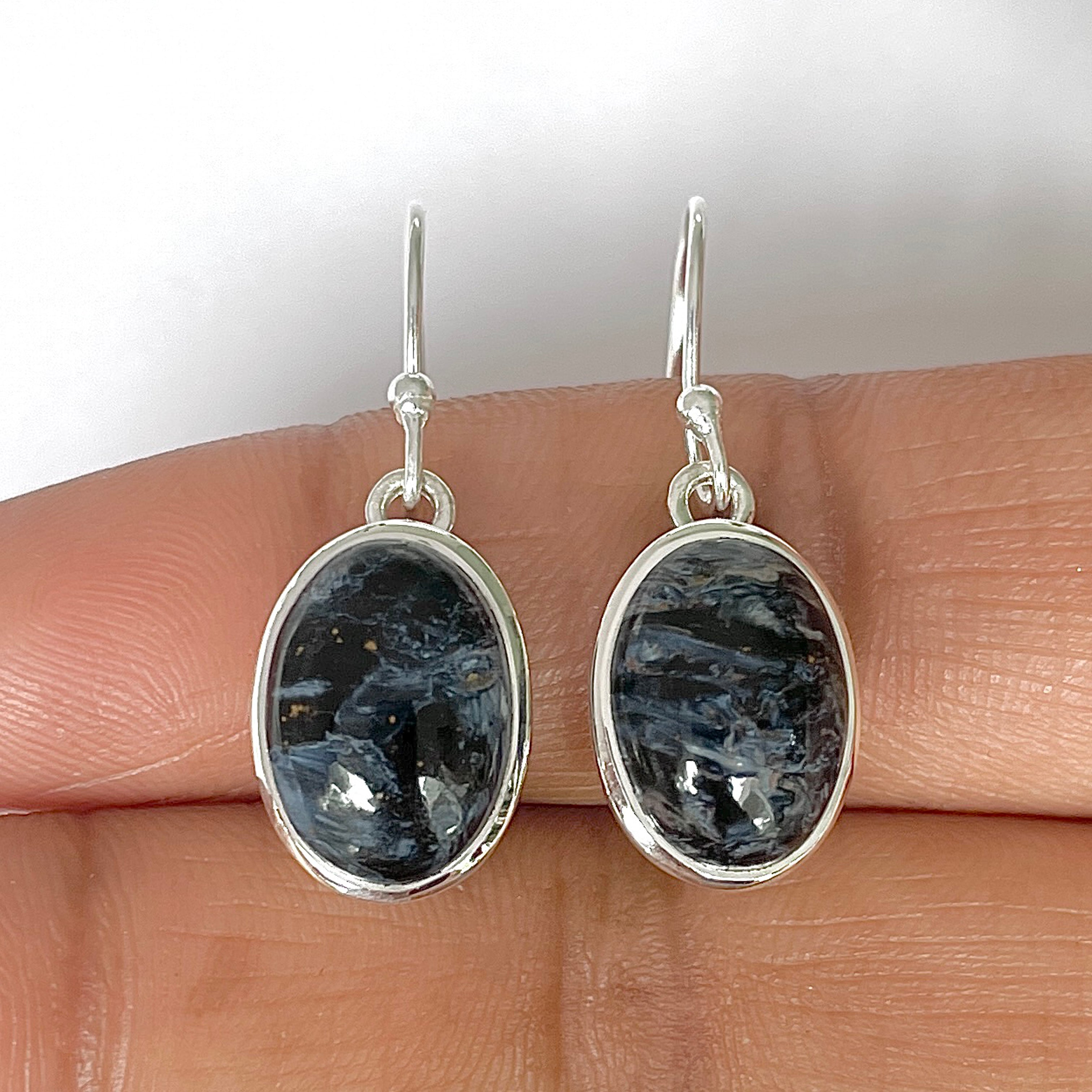 Pietersite Earring-(PIT-3-56)