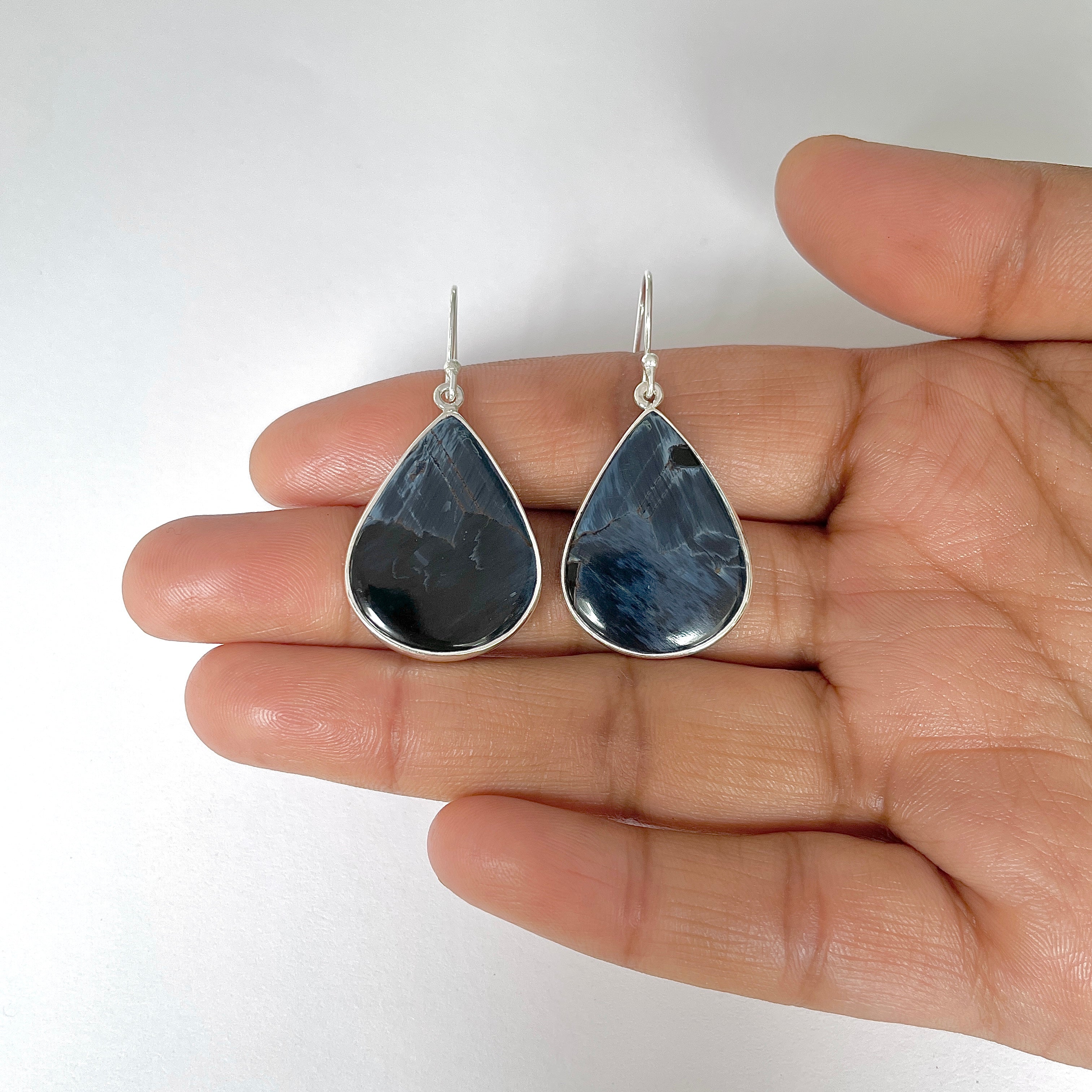 Pietersite Earring-(PIT-3-7)