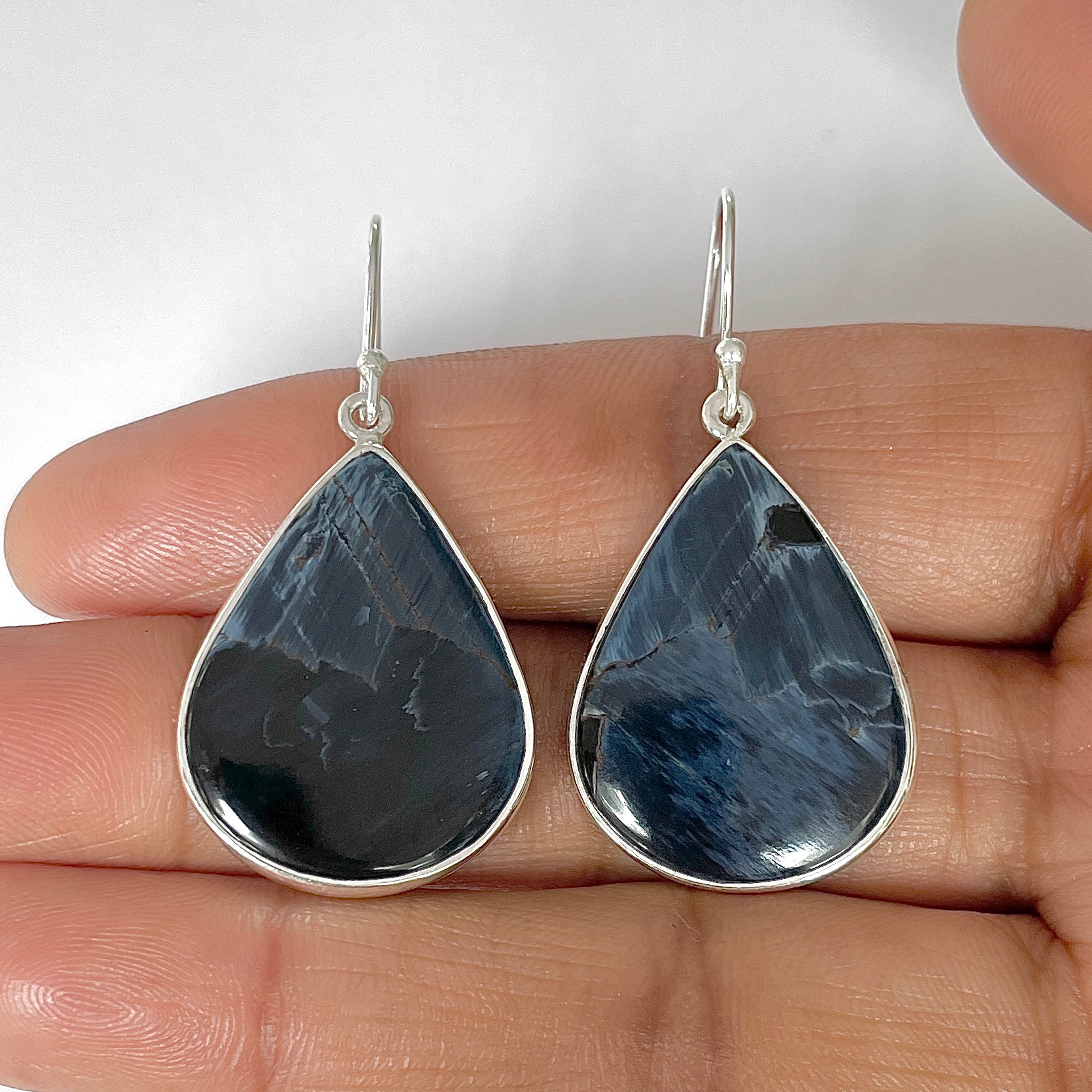 Pietersite Earring-(PIT-3-7)