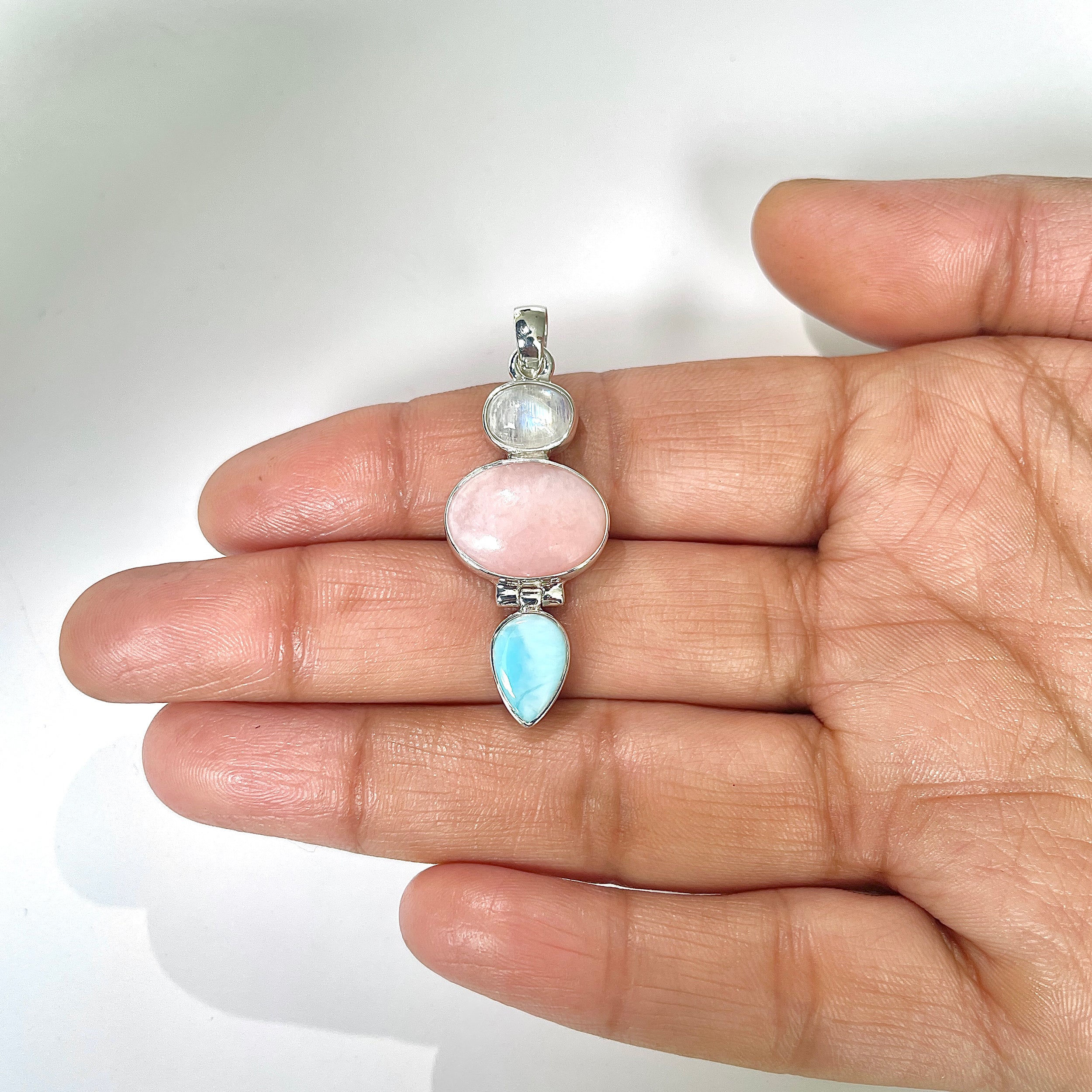Pink Opal Pendant-(PKO-1-10)